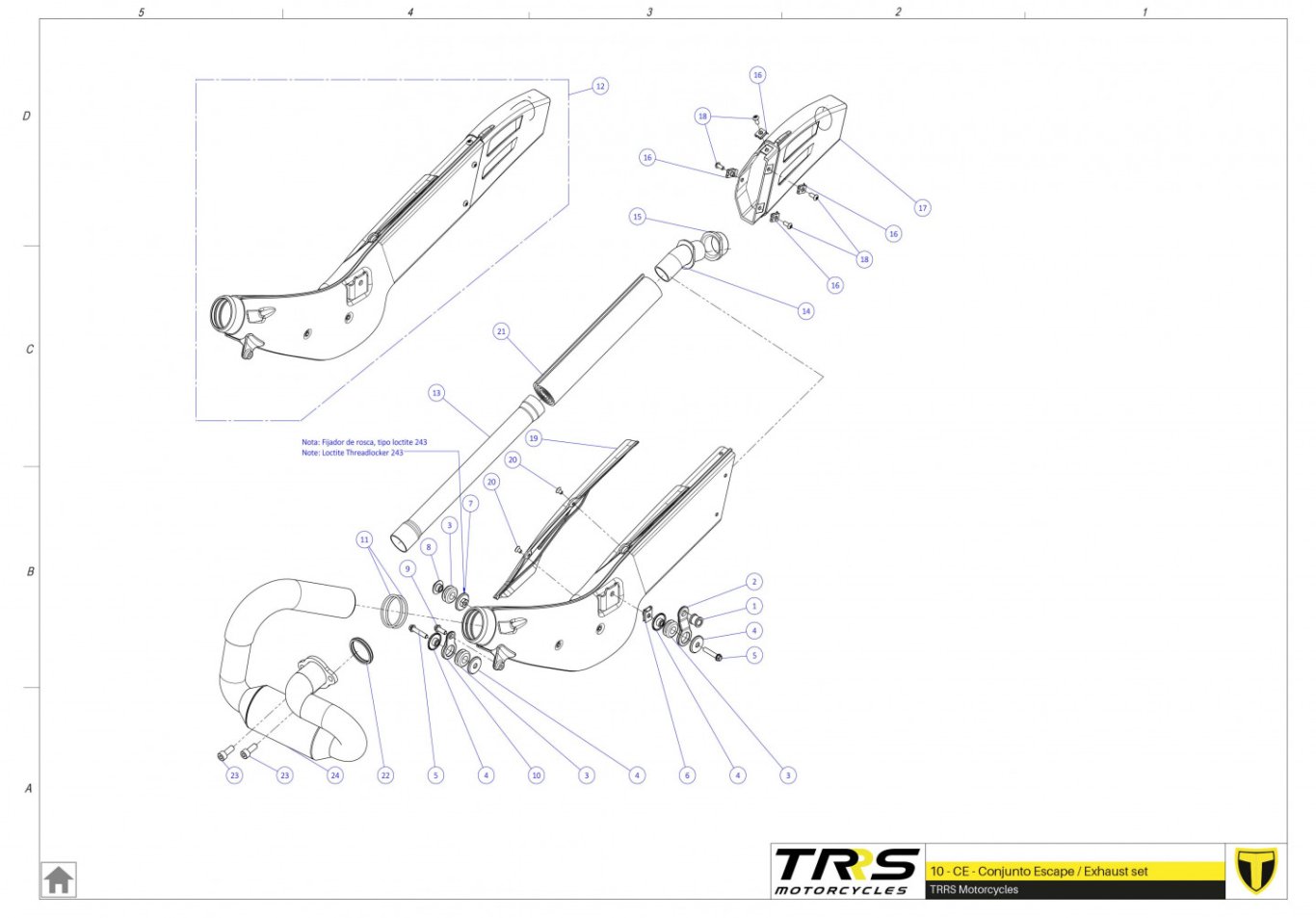10TR - EXHAUST