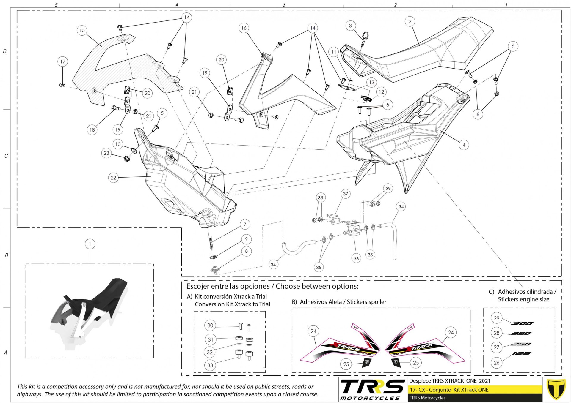 KIT XTRACK - XTRACK SET