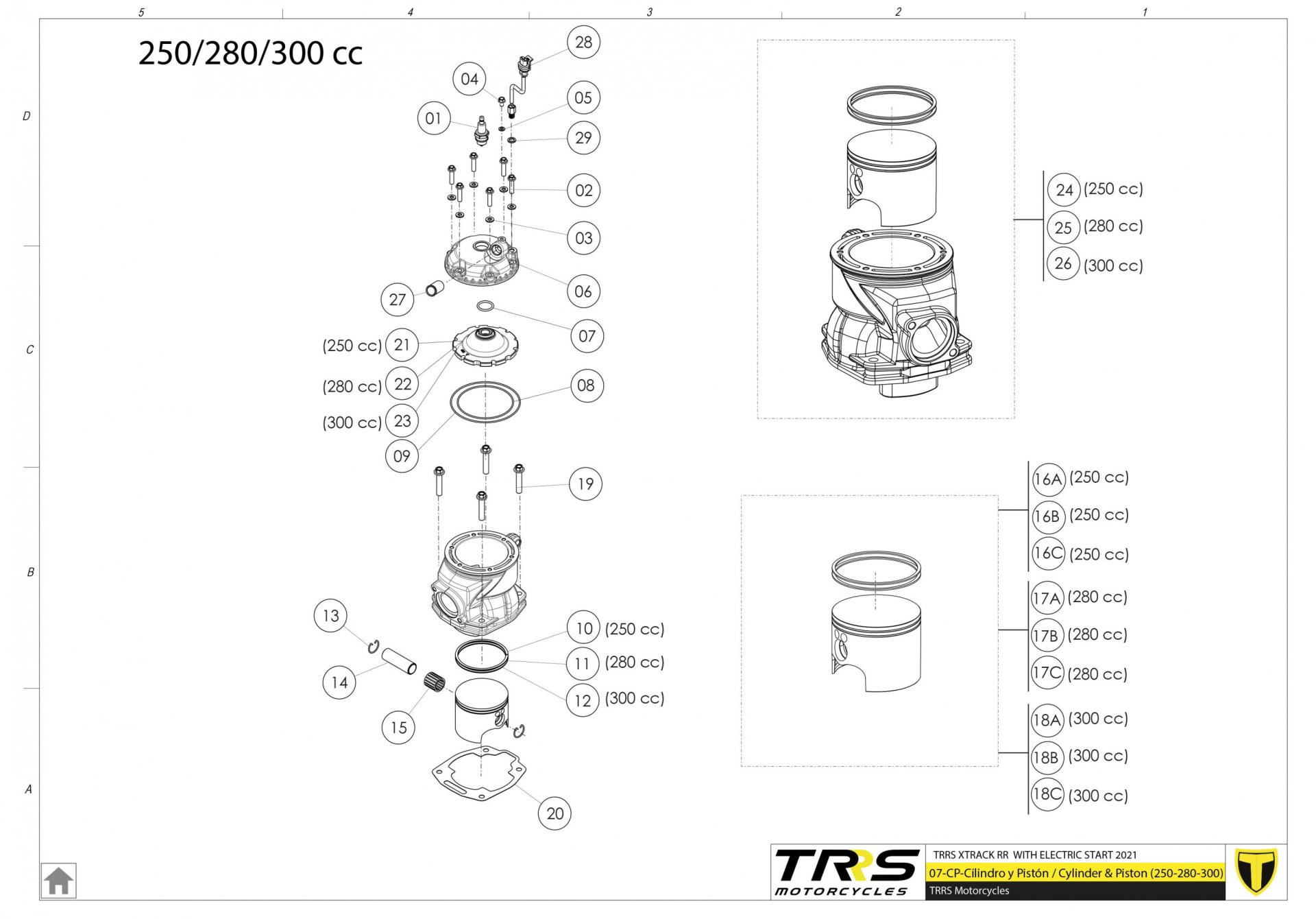 07MT - CYLINDER AND PISTON