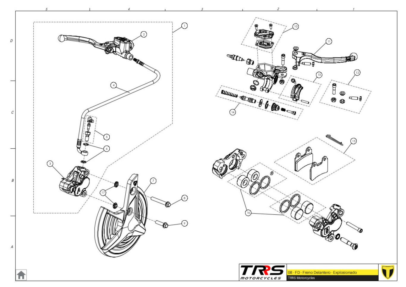 08TR - FRONT BRAKE