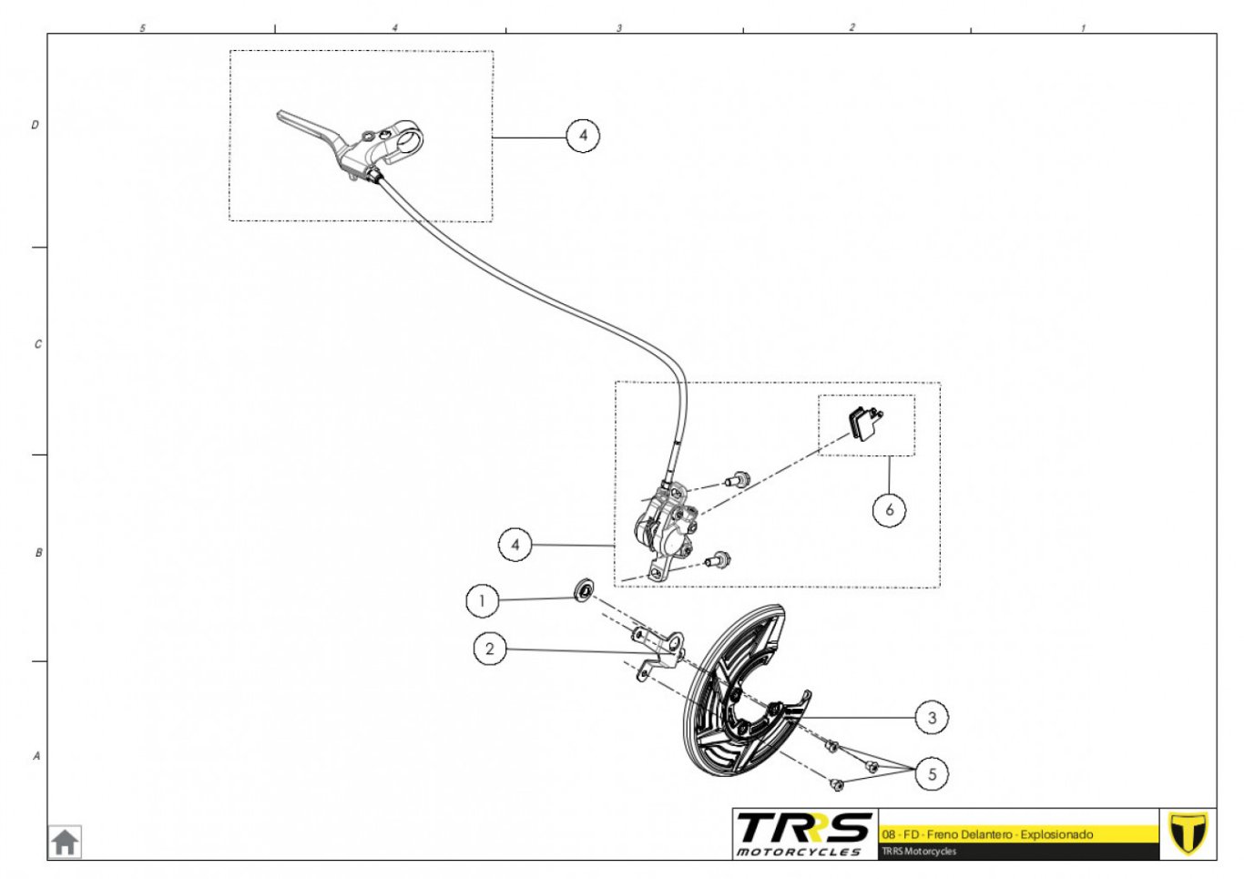 08TR - FRONT BRAKE