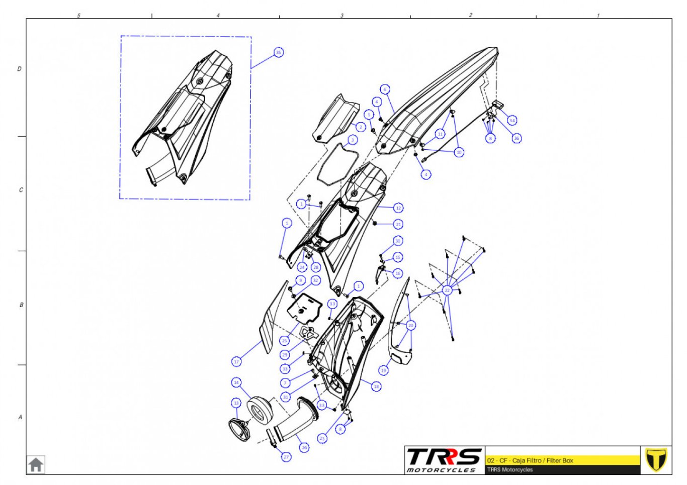 02TR - AIR FILTER BOX