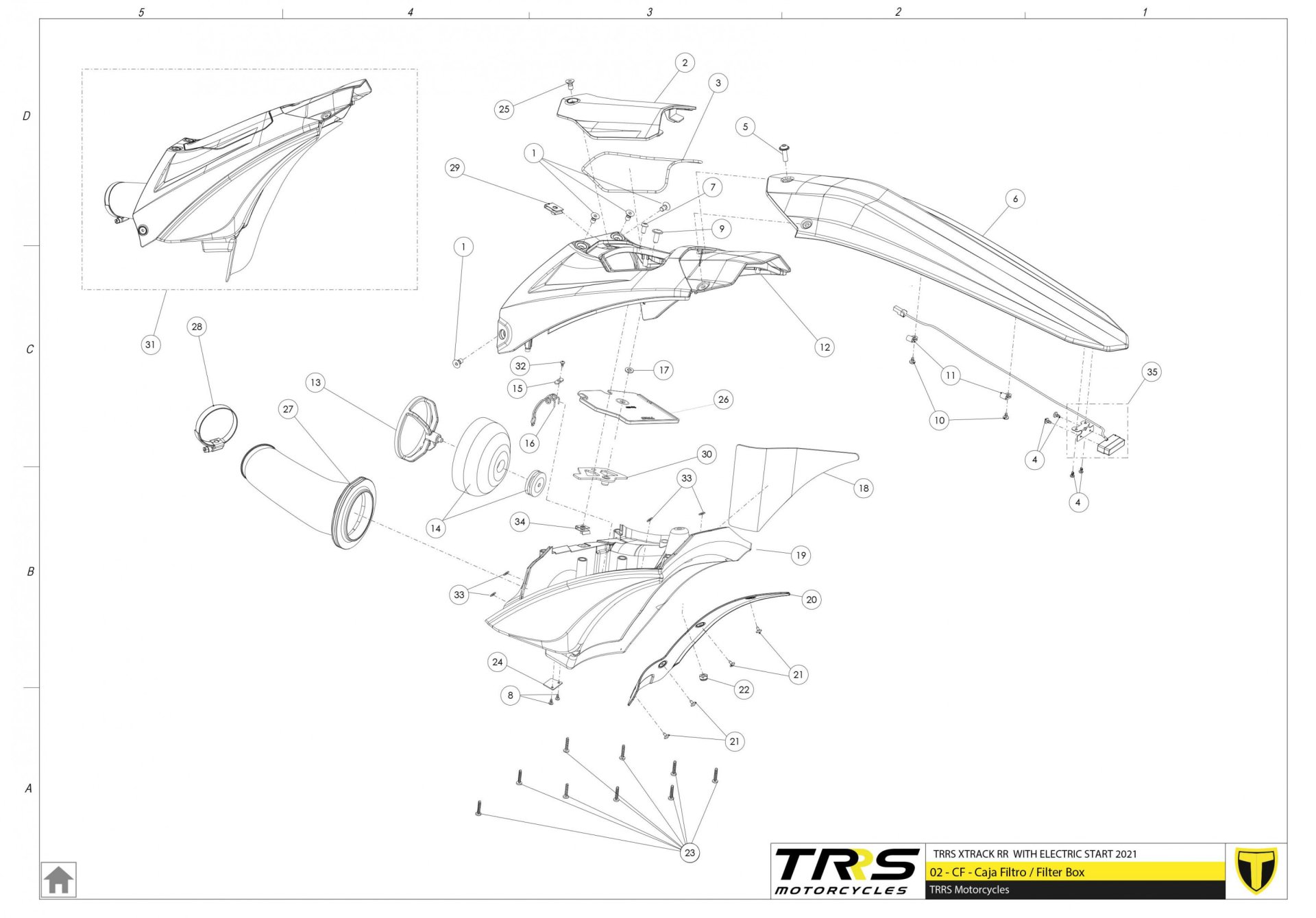 02TR - AIR FILTER BOX