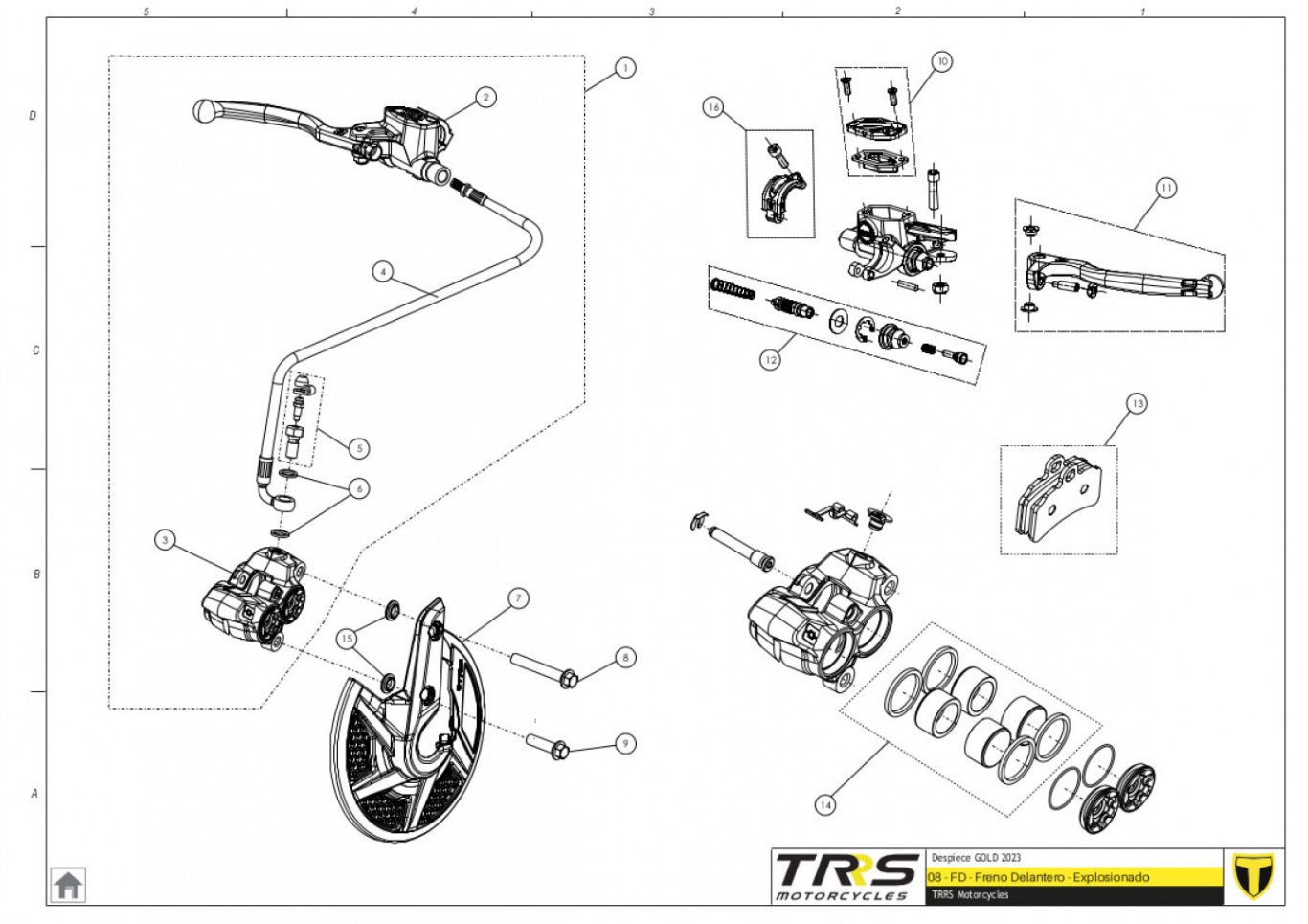08TR - FRONT BRAKE