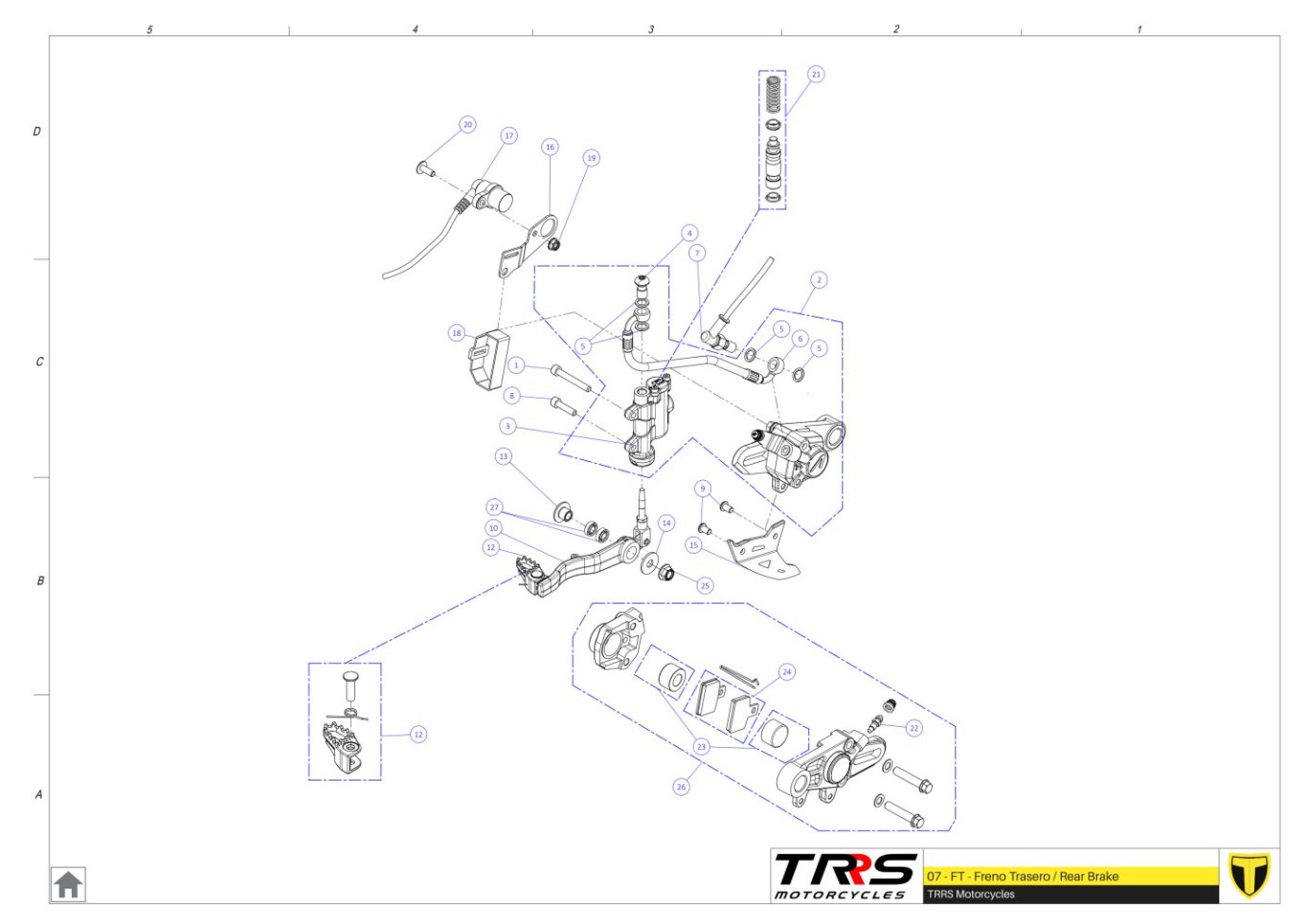 07TR - REAR BRAKE