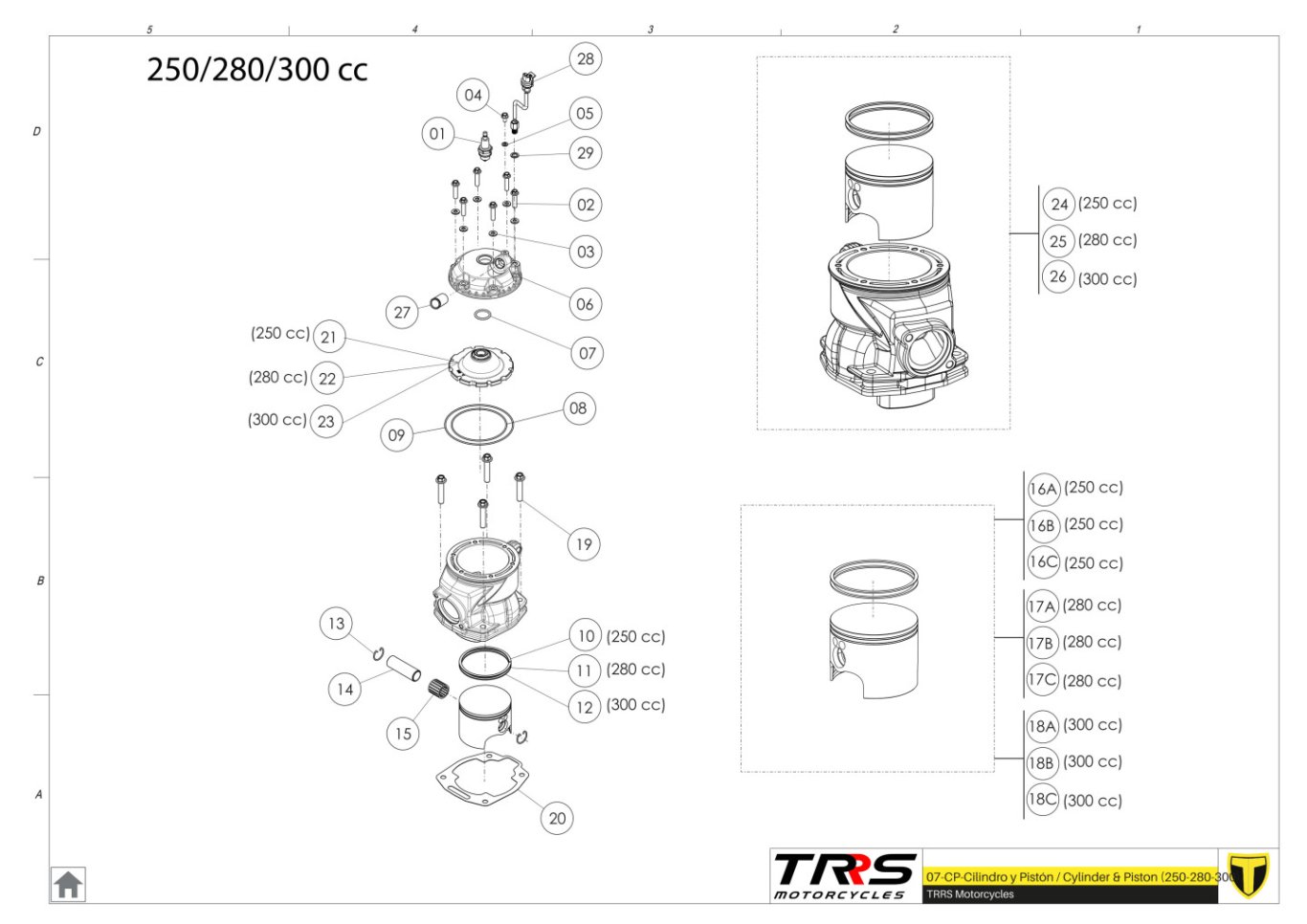 07MT - CYLINDER AND PISTON