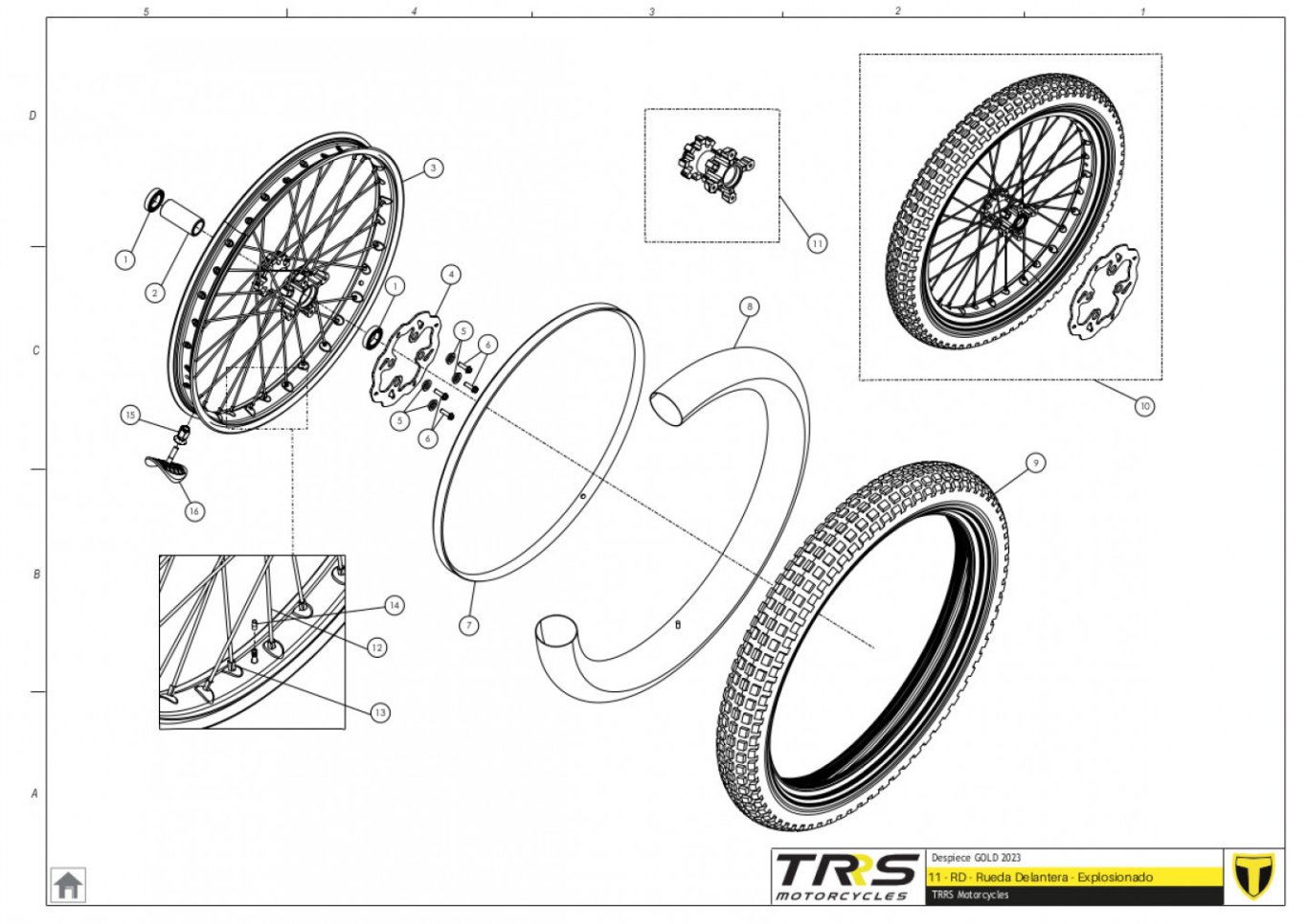 11TR - FRONT WHEEL