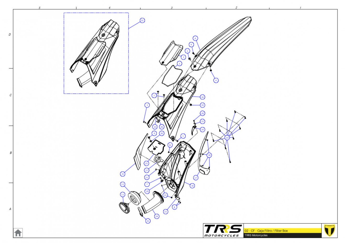 02TR - AIR FILTER BOX