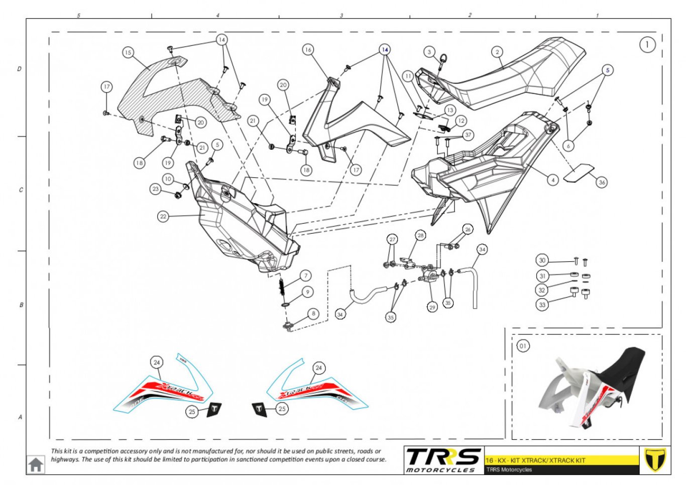 16TR - KIT XTRACK