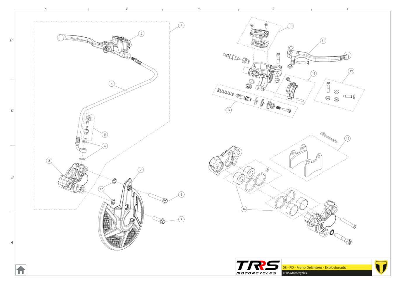 08TR - FRONT BRAKE