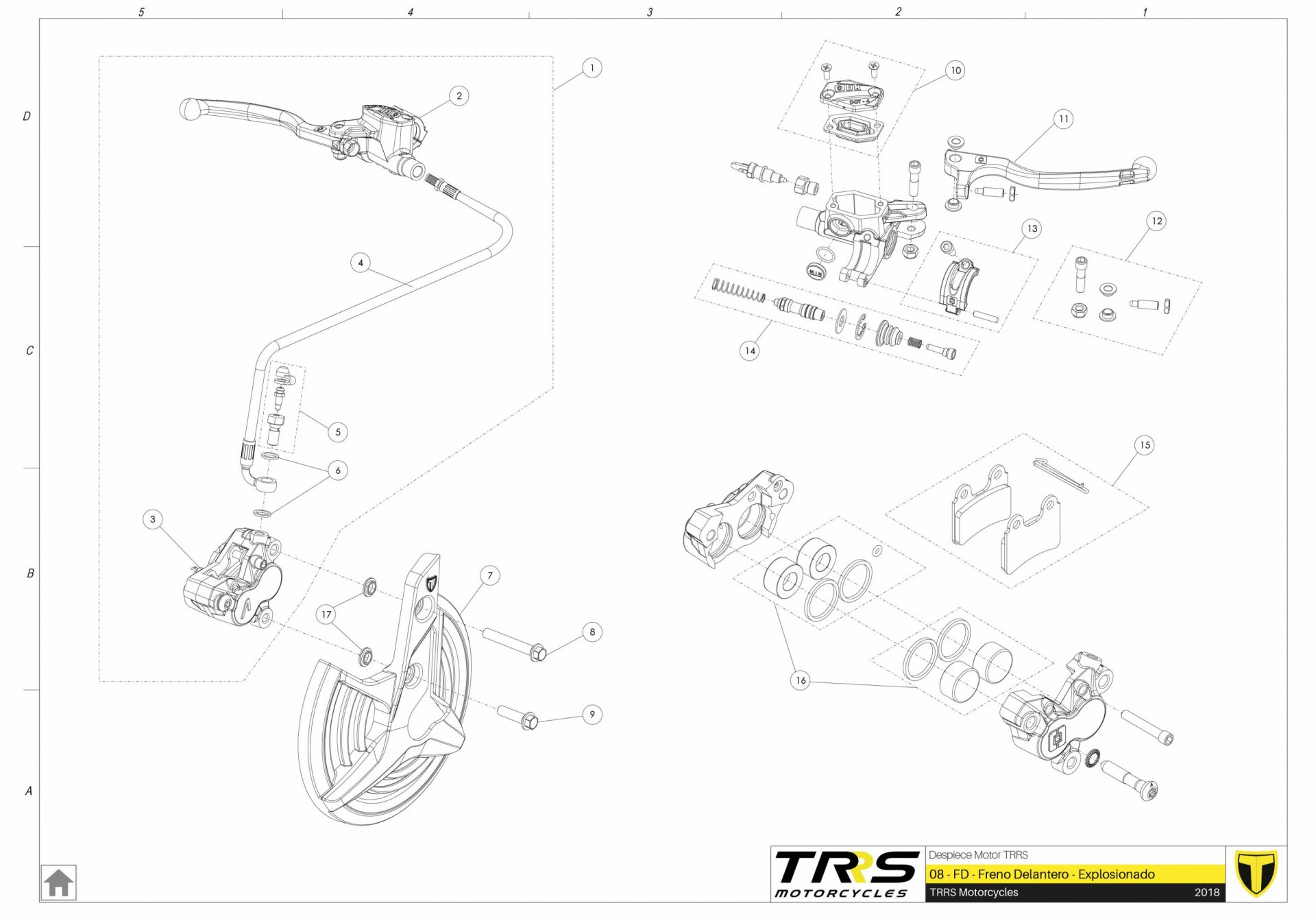 08TR - FRONT BRAKE