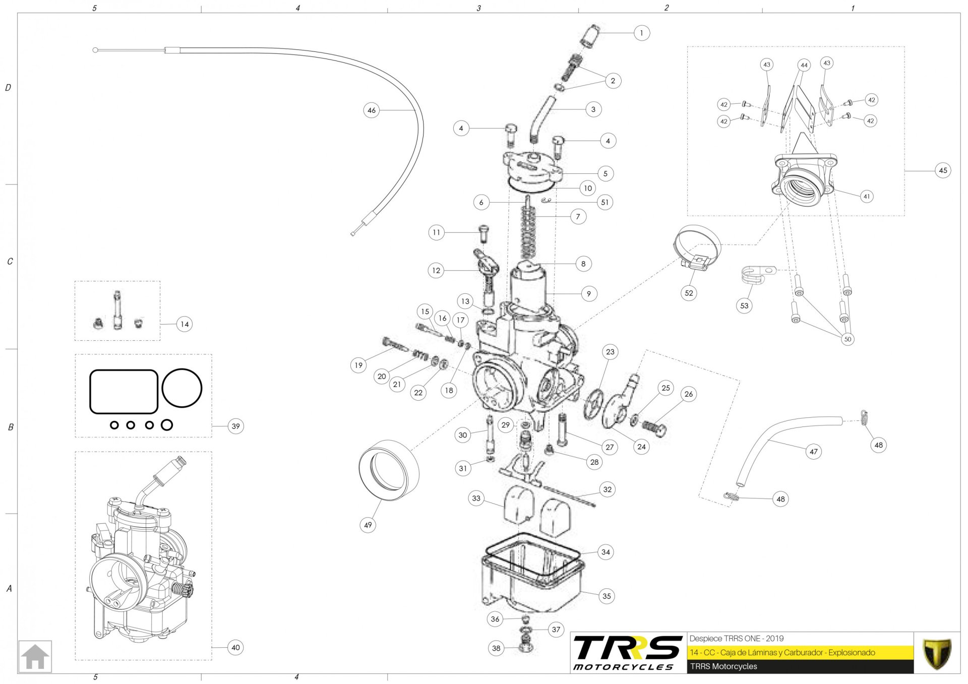 14TR - CARBURETTOR