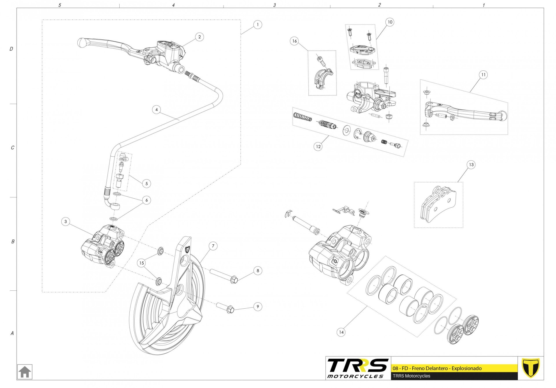08TR - FRONT BRAKE