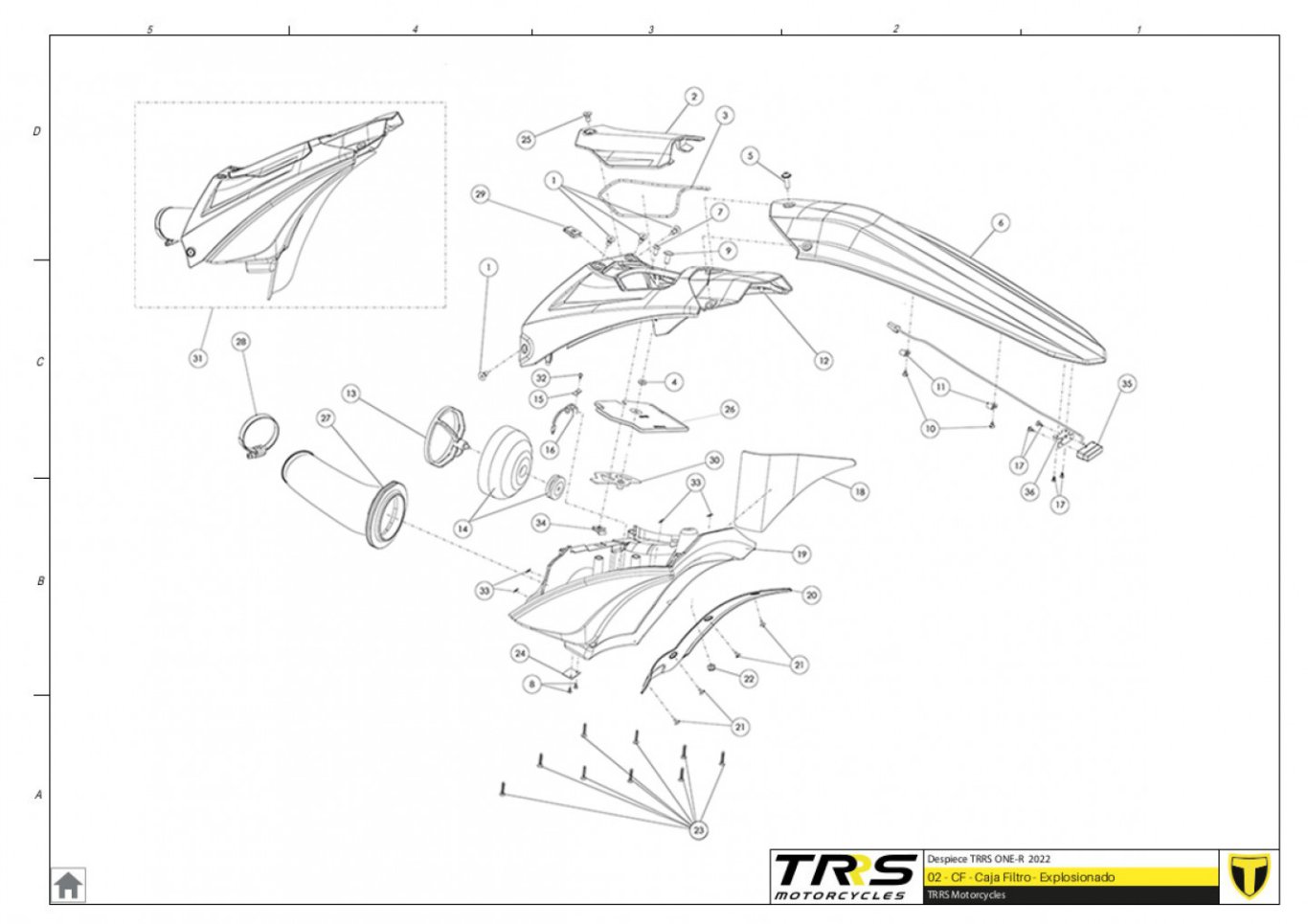 02TR - AIR FILTER BOX