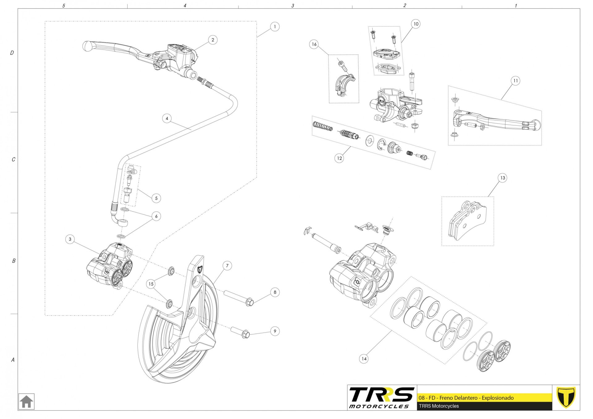 08TR - FRONT BRAKE