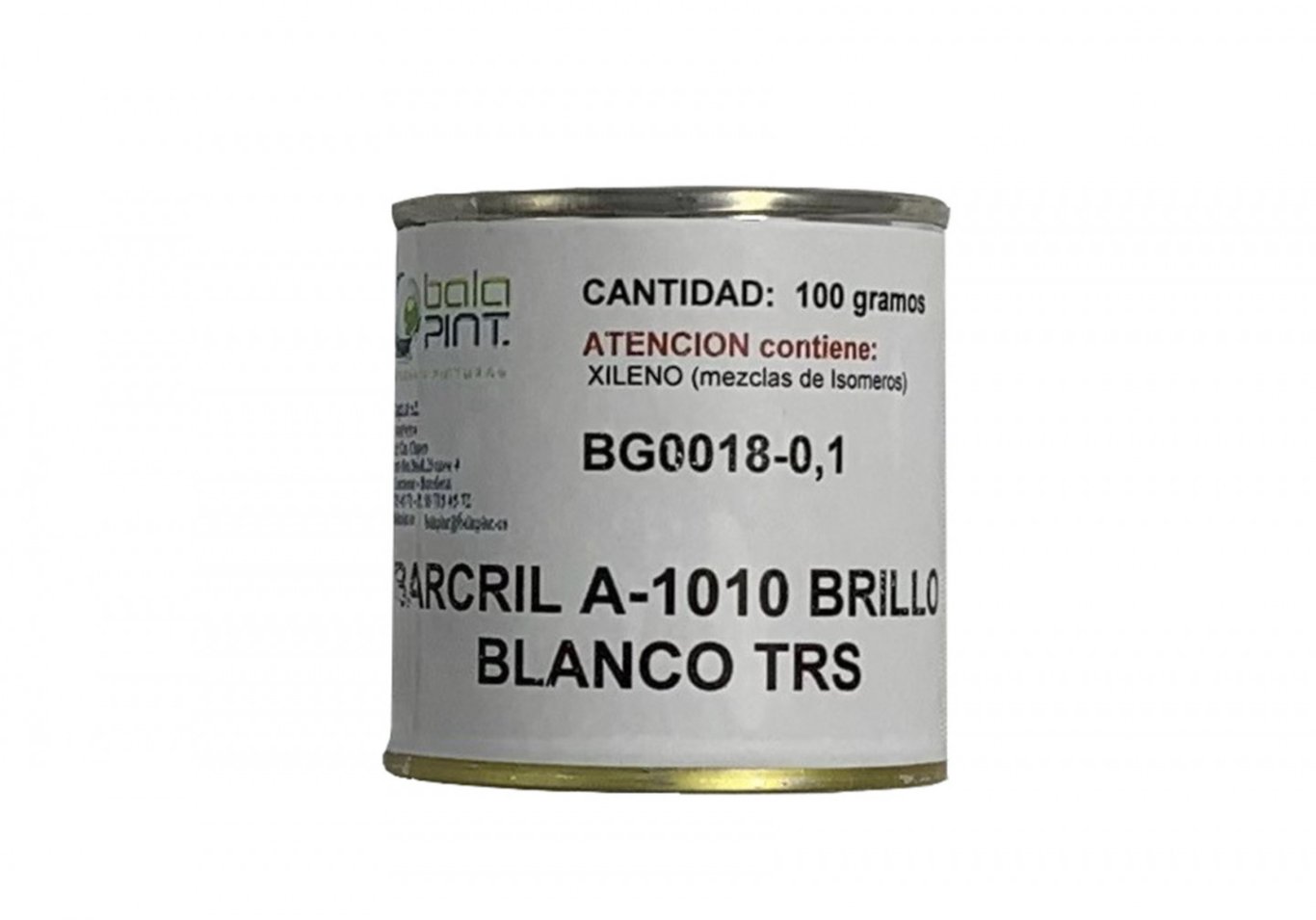 BOTEPINTRRBL - PAINT FOR WHITE FRAME RR – 100 GR.