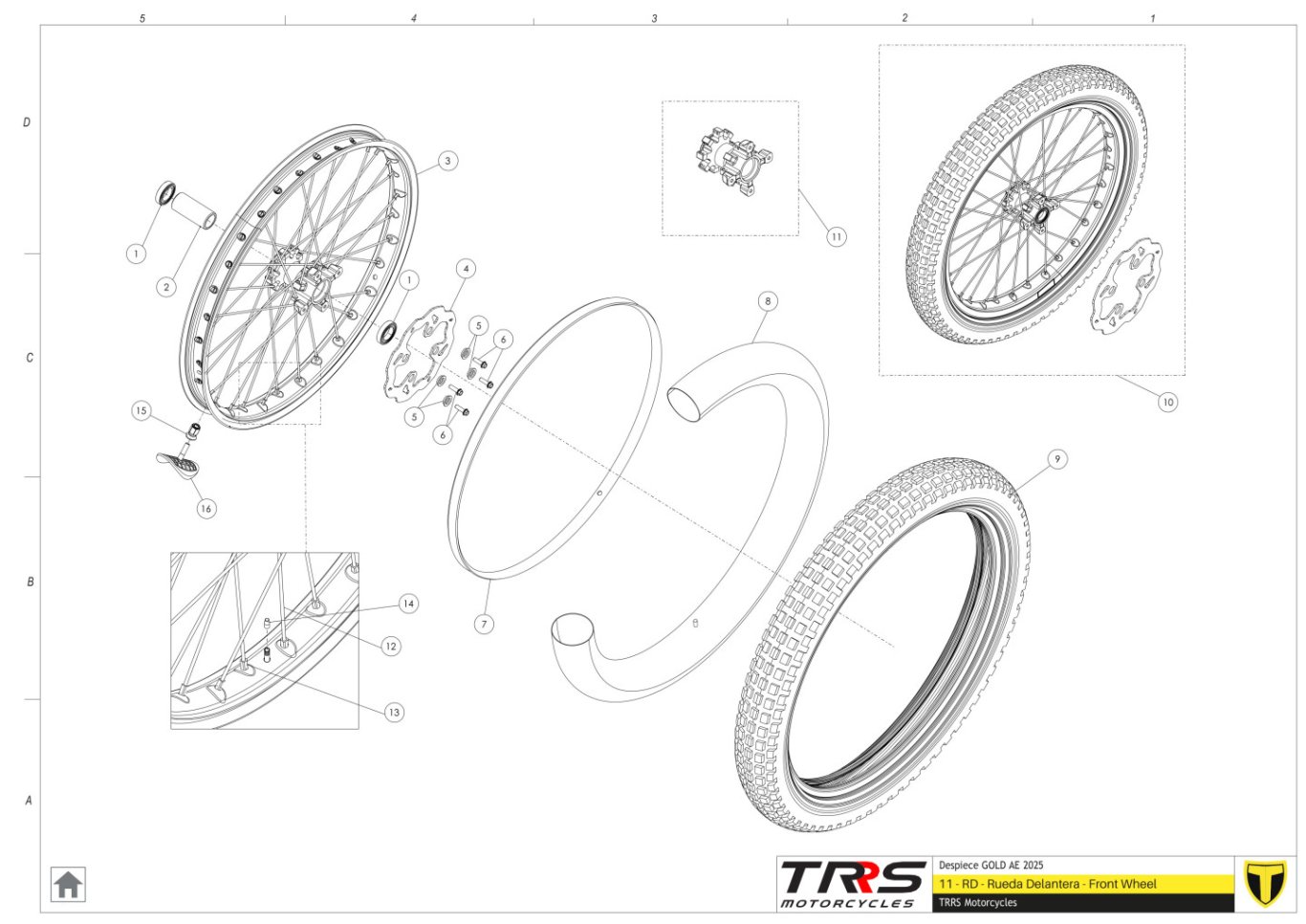 11TR - FRONT WHEEL