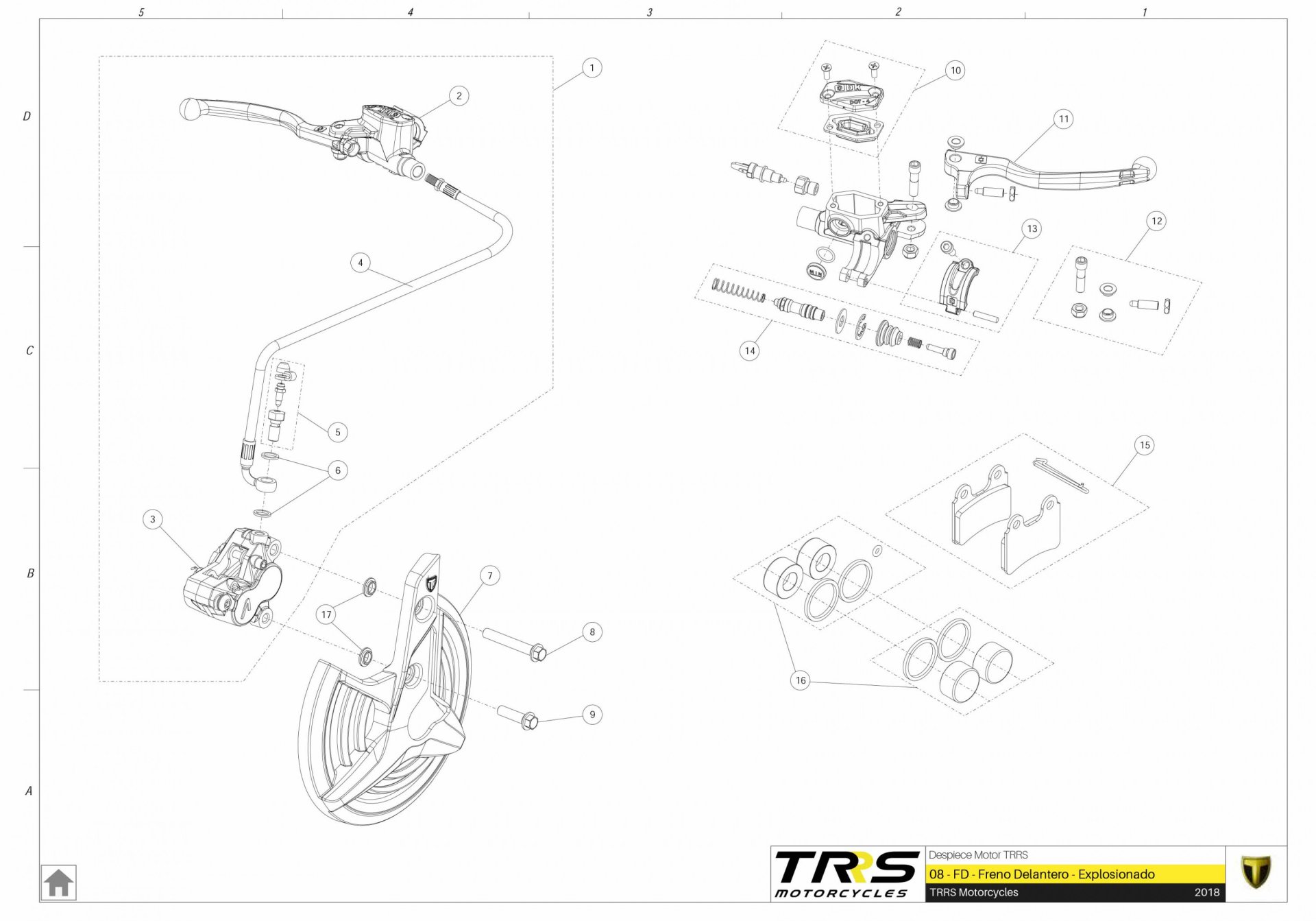 08TR - FRONT BRAKE