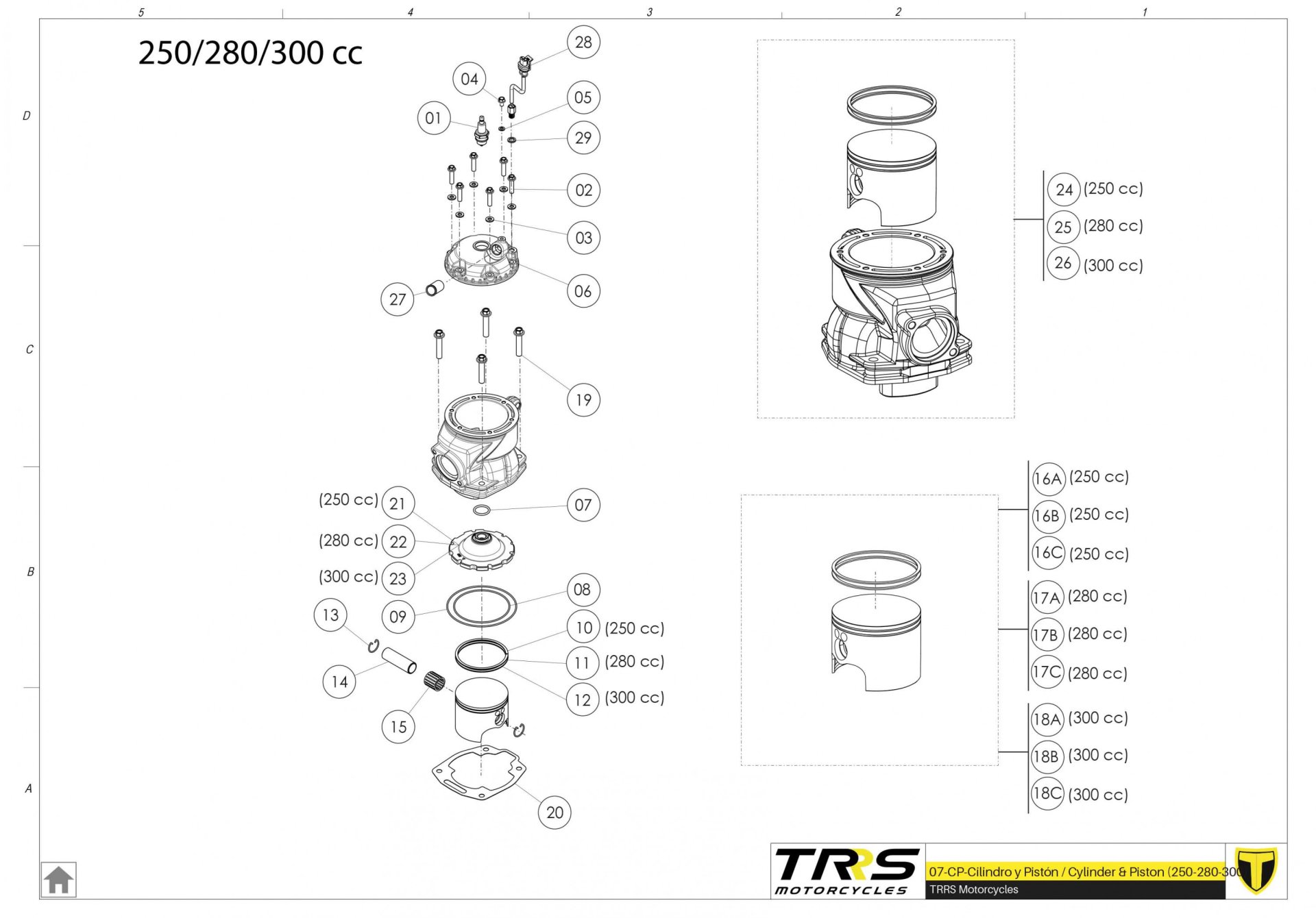 07MT - CYLINDER AND PISTON