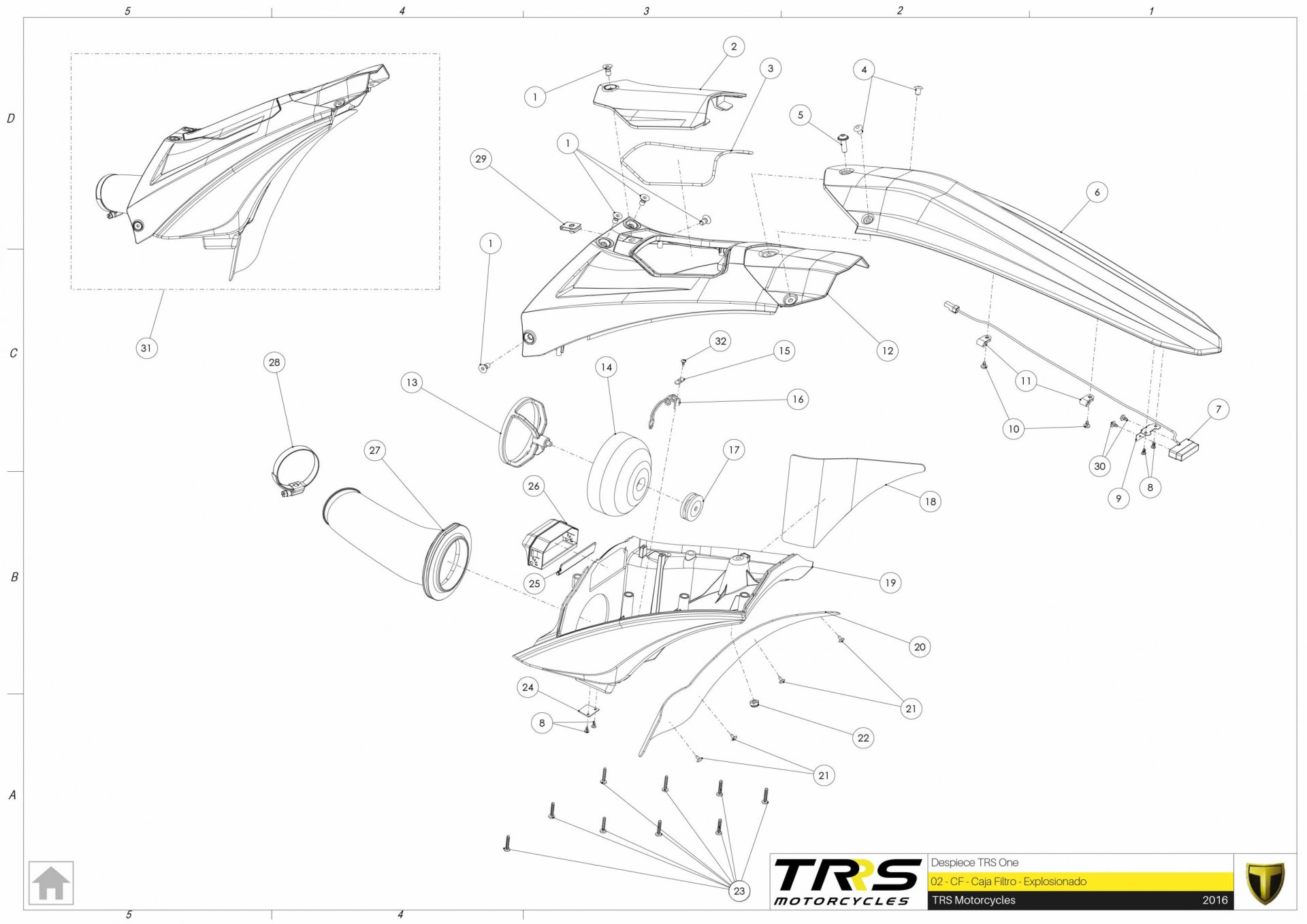 02TR - AIR FILTER BOX