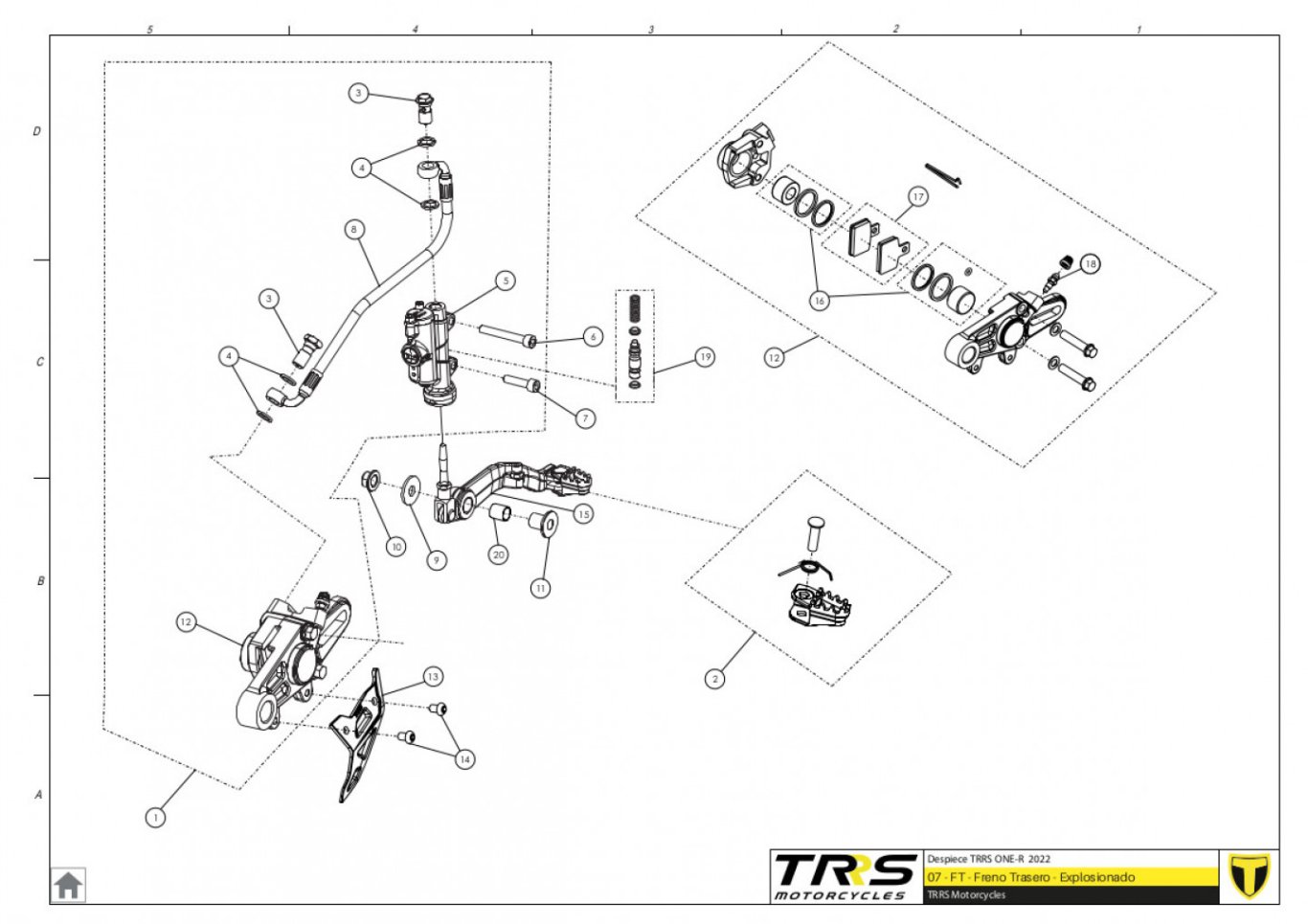07TR - REAR BRAKE