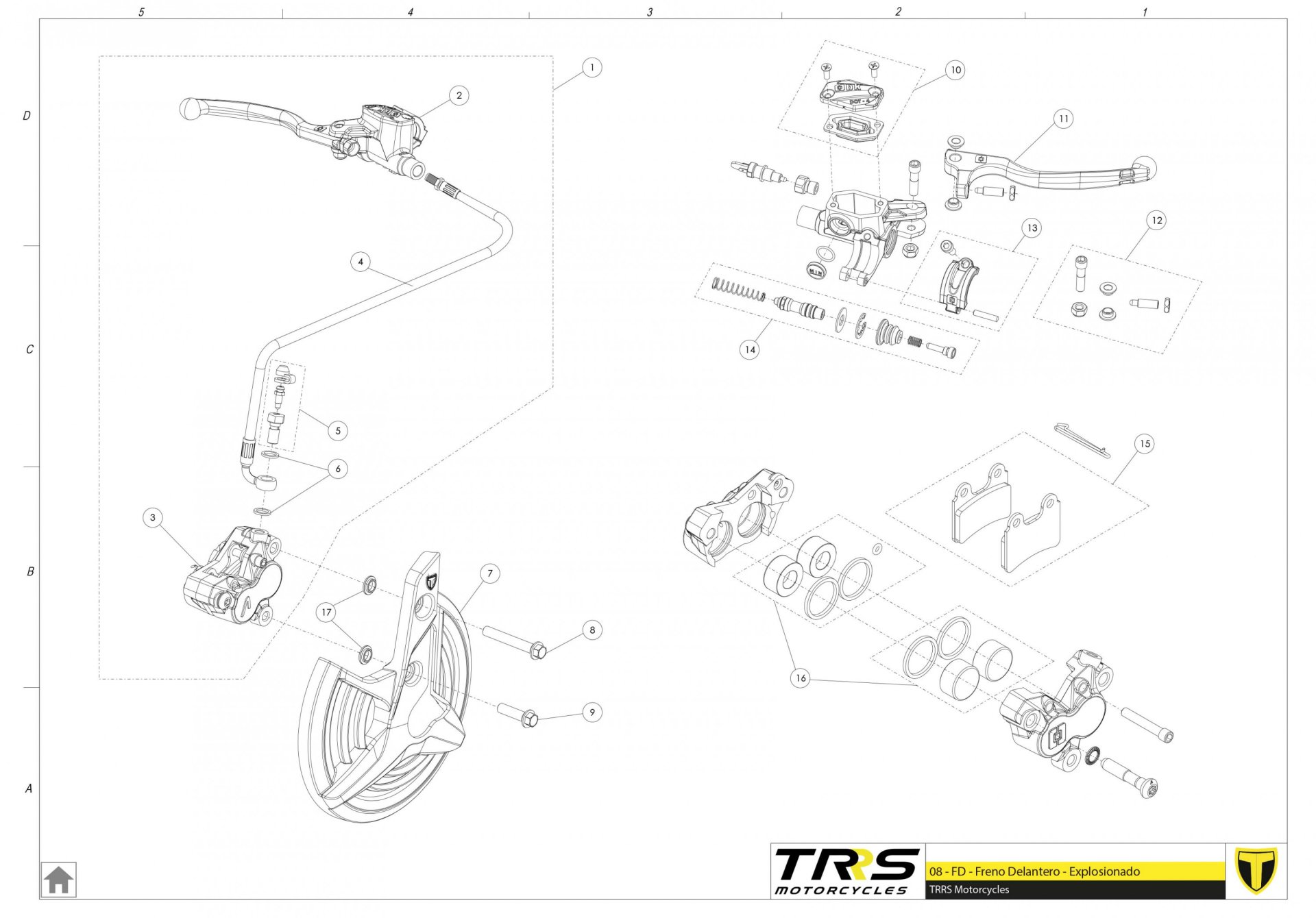08TR - FRONT BRAKE