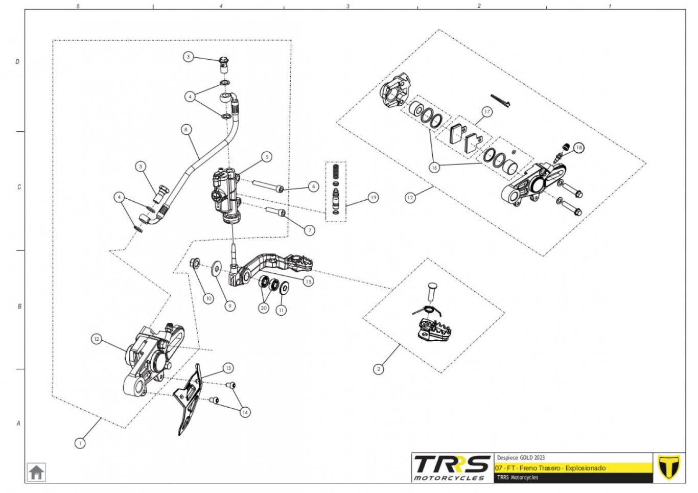 07TR - REAR BRAKE