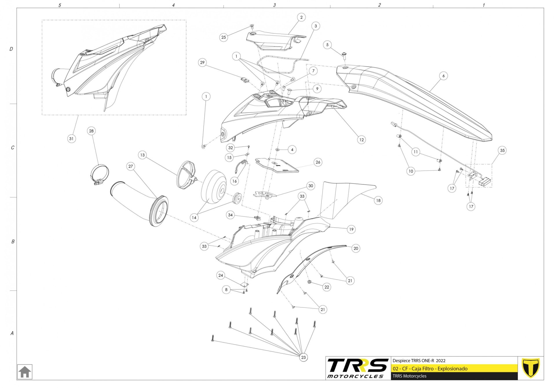 02TR - AIR FILTER BOX