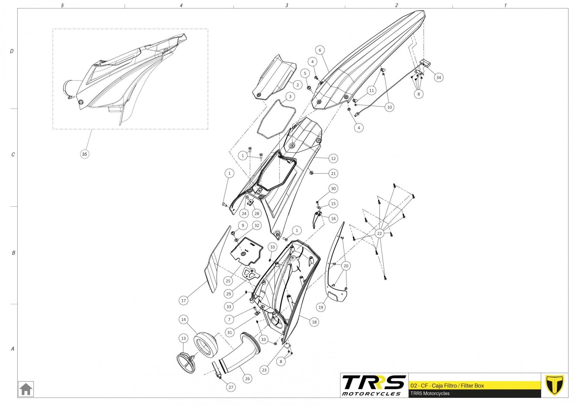 02TR - AIR FILTER BOX