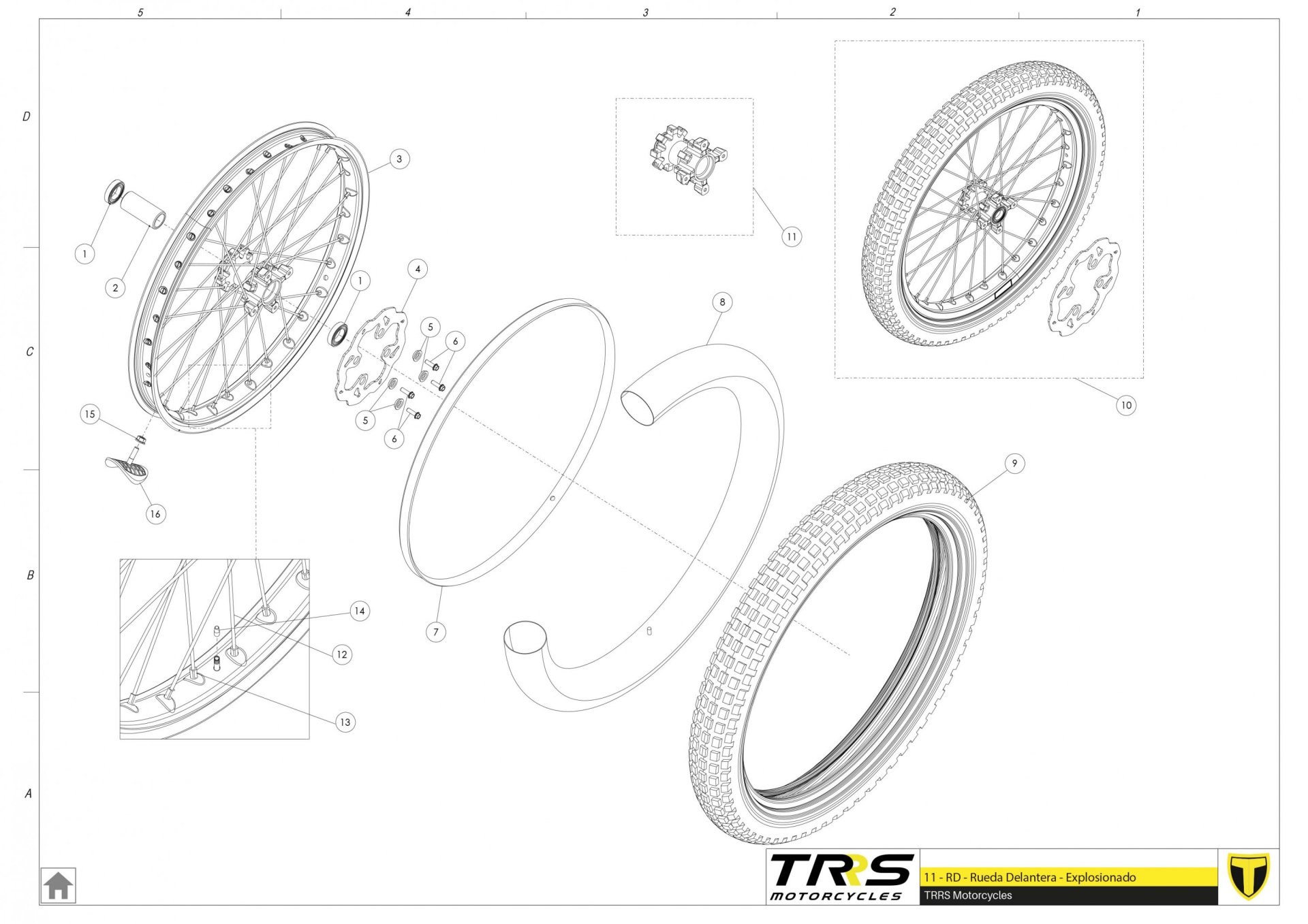 11TR - FRONT WHEEL