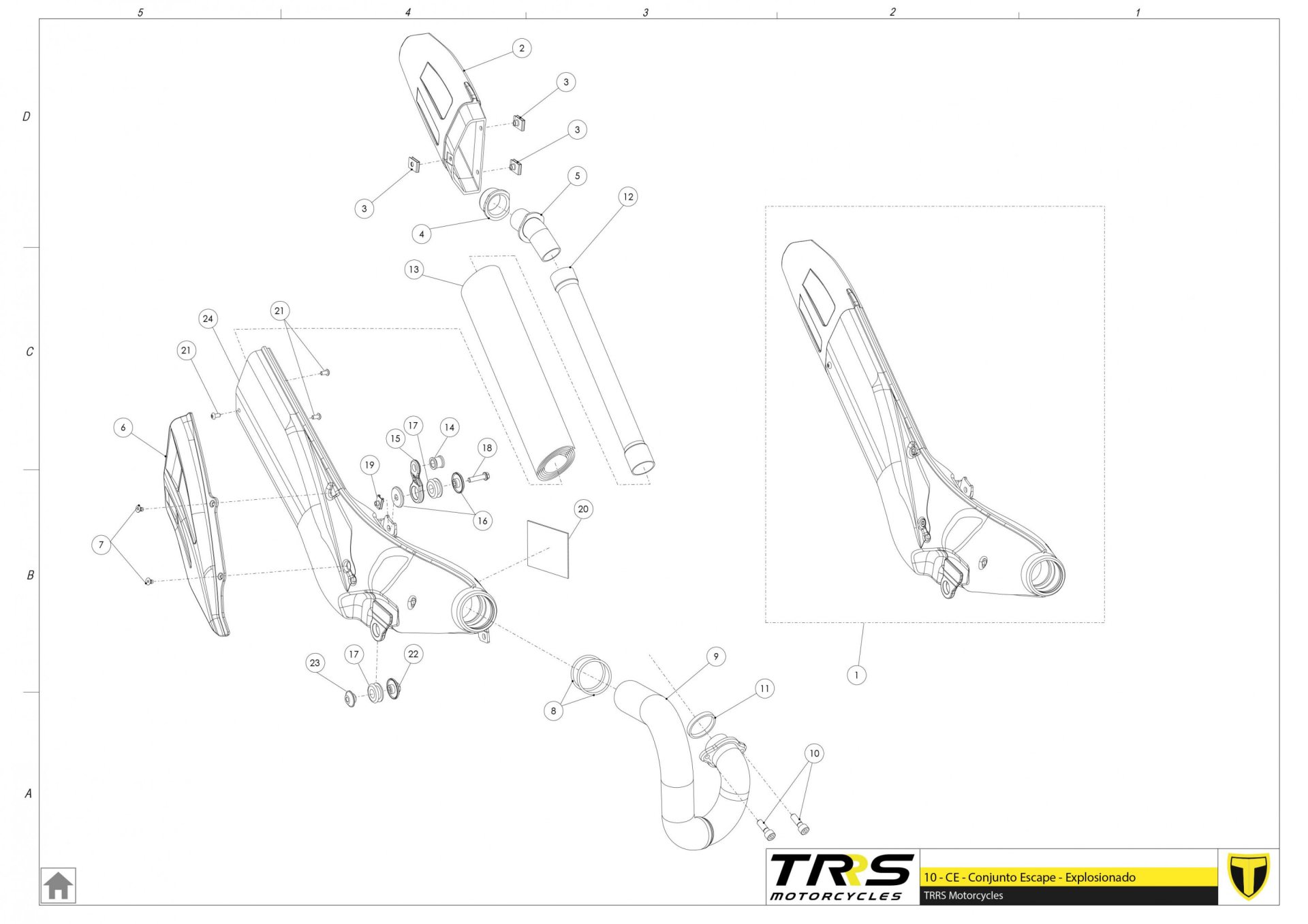 10TR - EXHAUST
