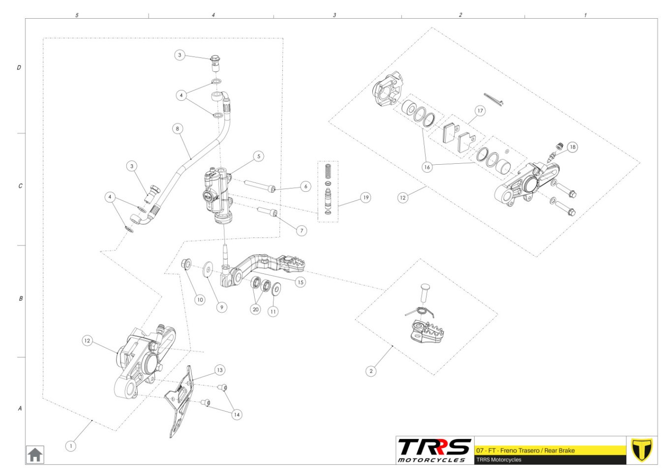 07TR - REAR BRAKE