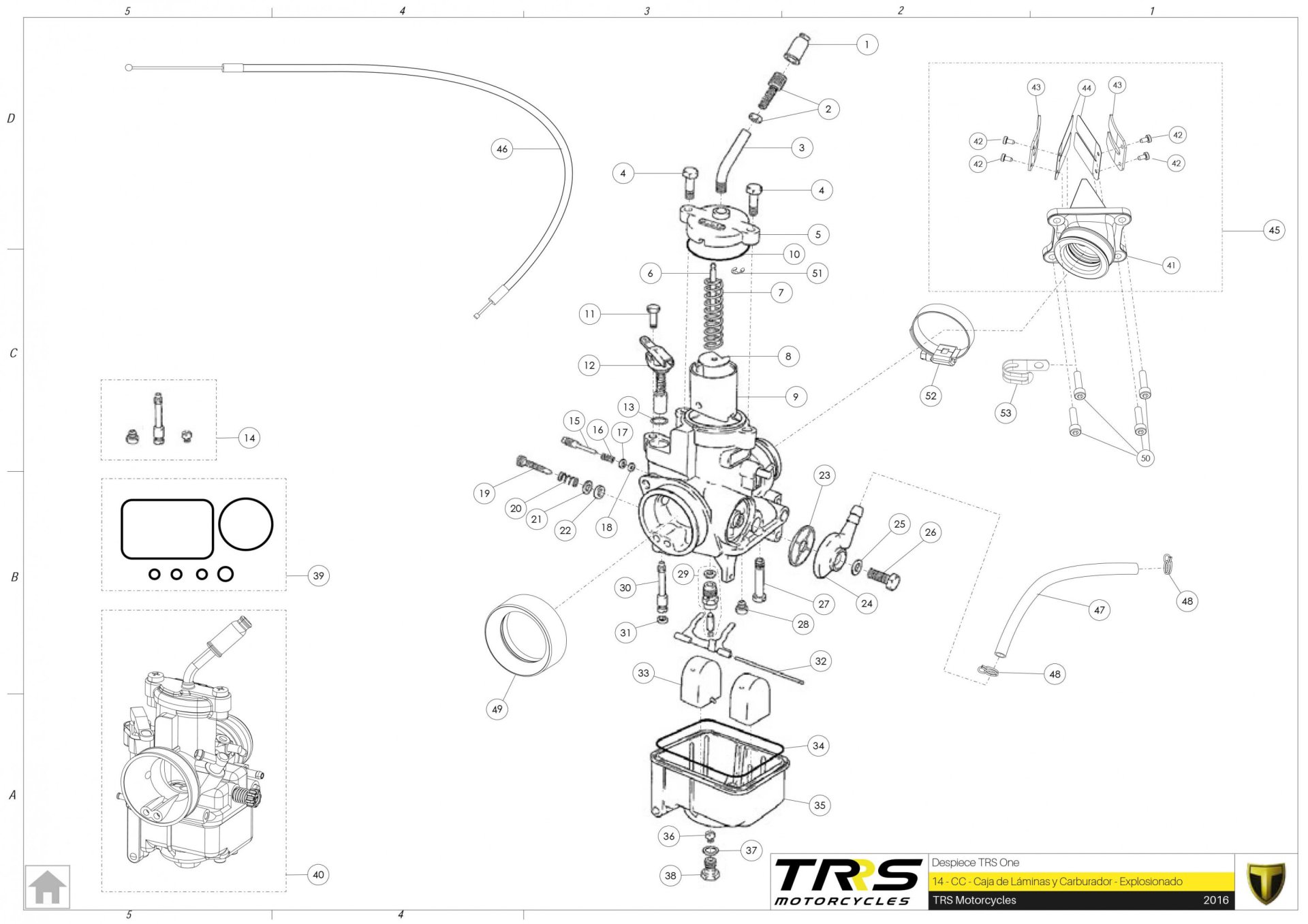 14TR - CARBURETTOR