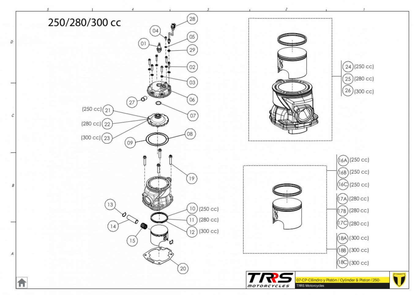 07MT - CYLINDER AND PISTON