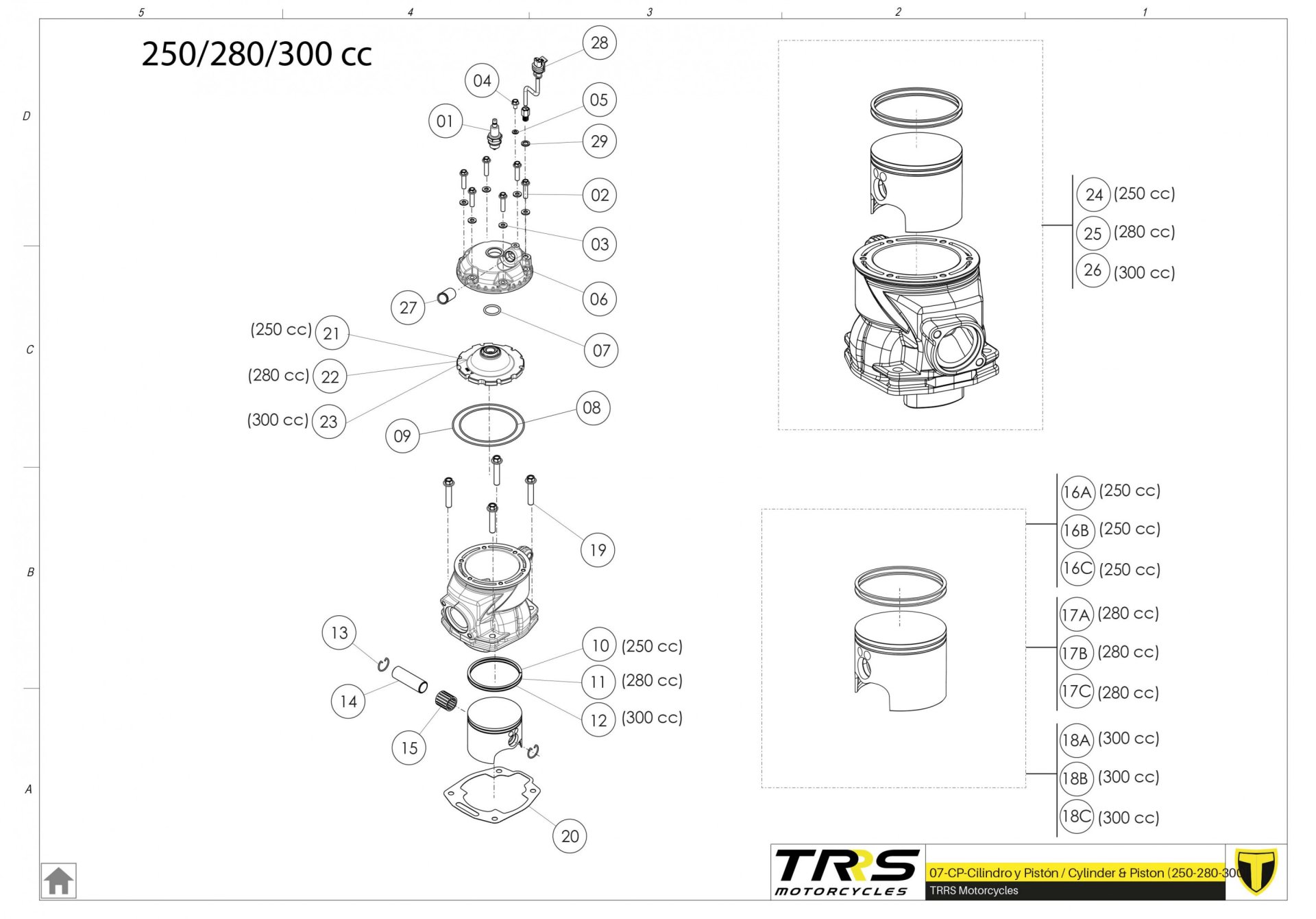 07MT - CYLINDER AND PISTON