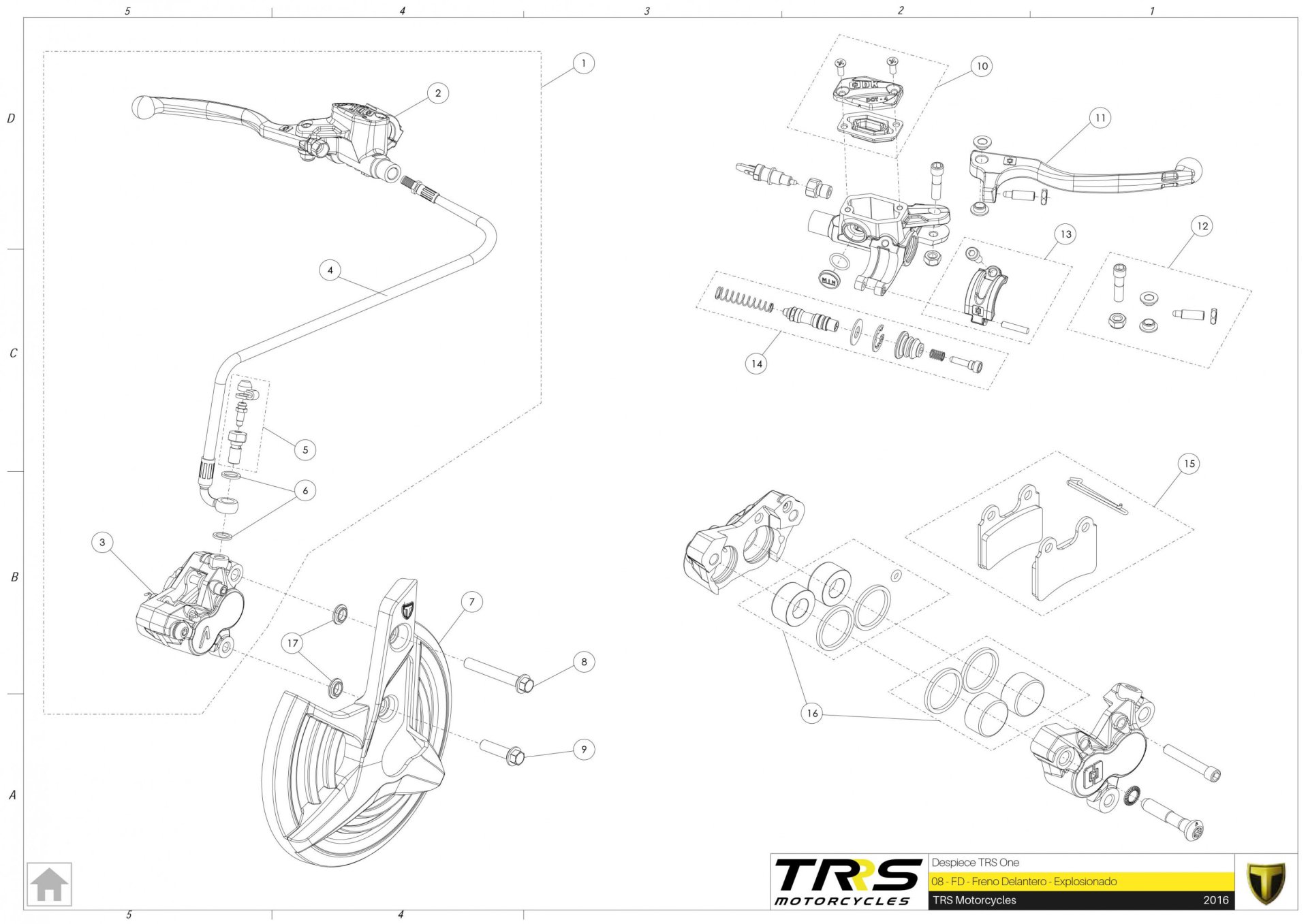 08TR - FRONT BRAKE