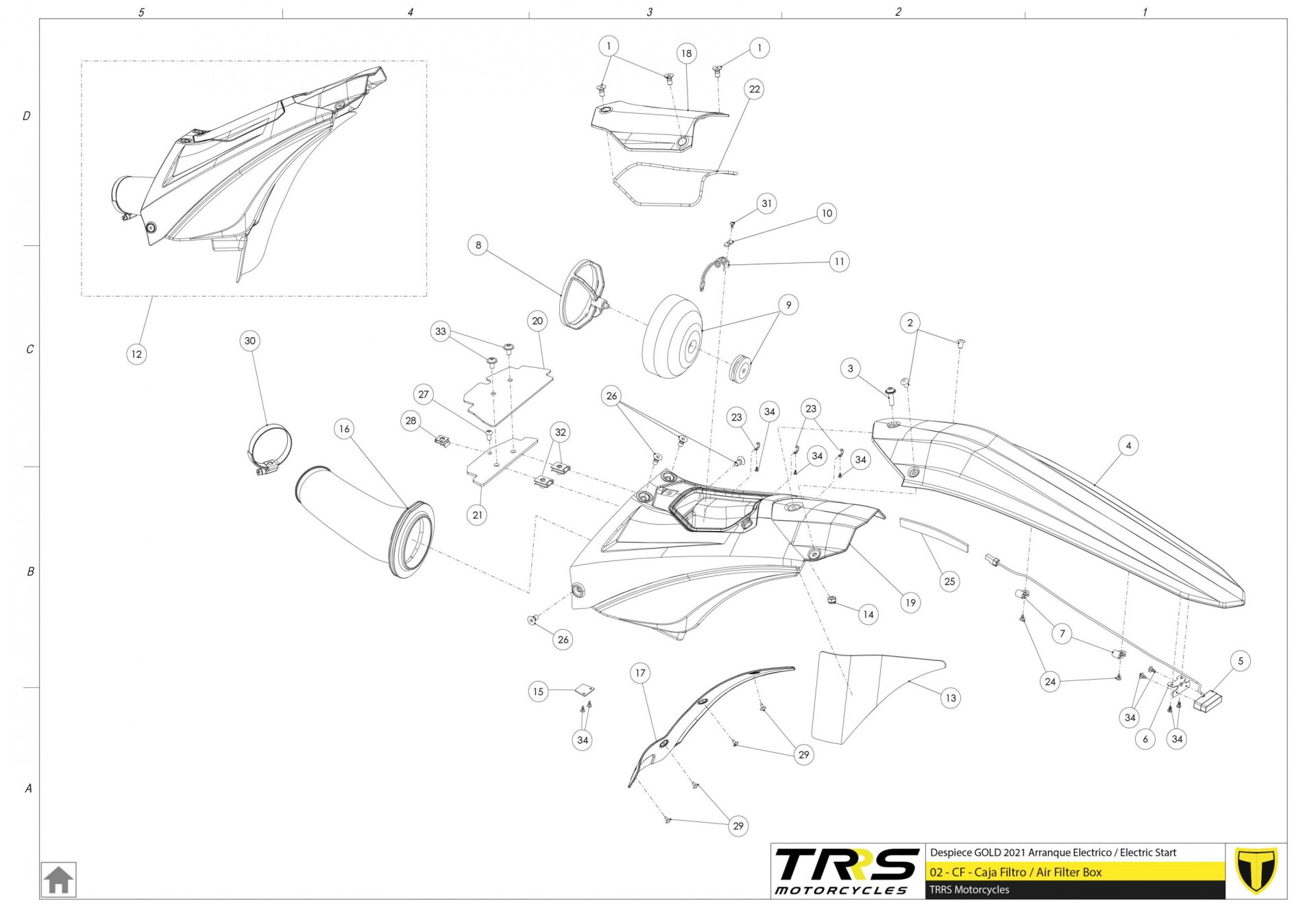 02TR - AIR FILTER BOX