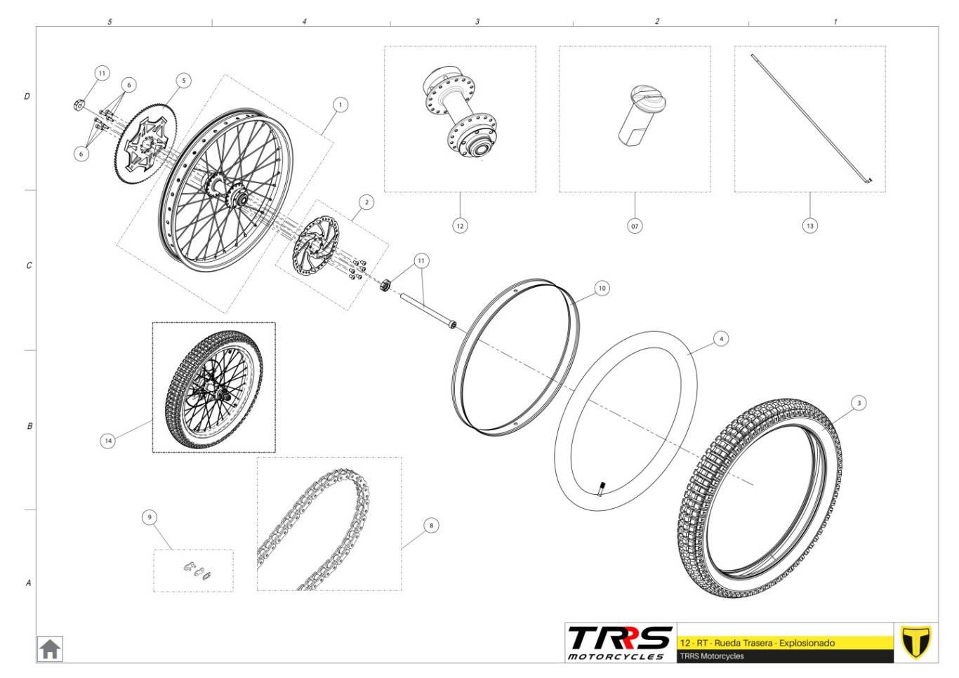 12TR - REAR WHEEL