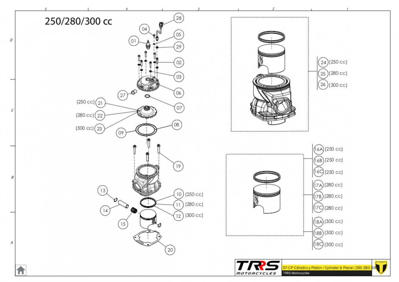 07MT - CYLINDER AND PISTON