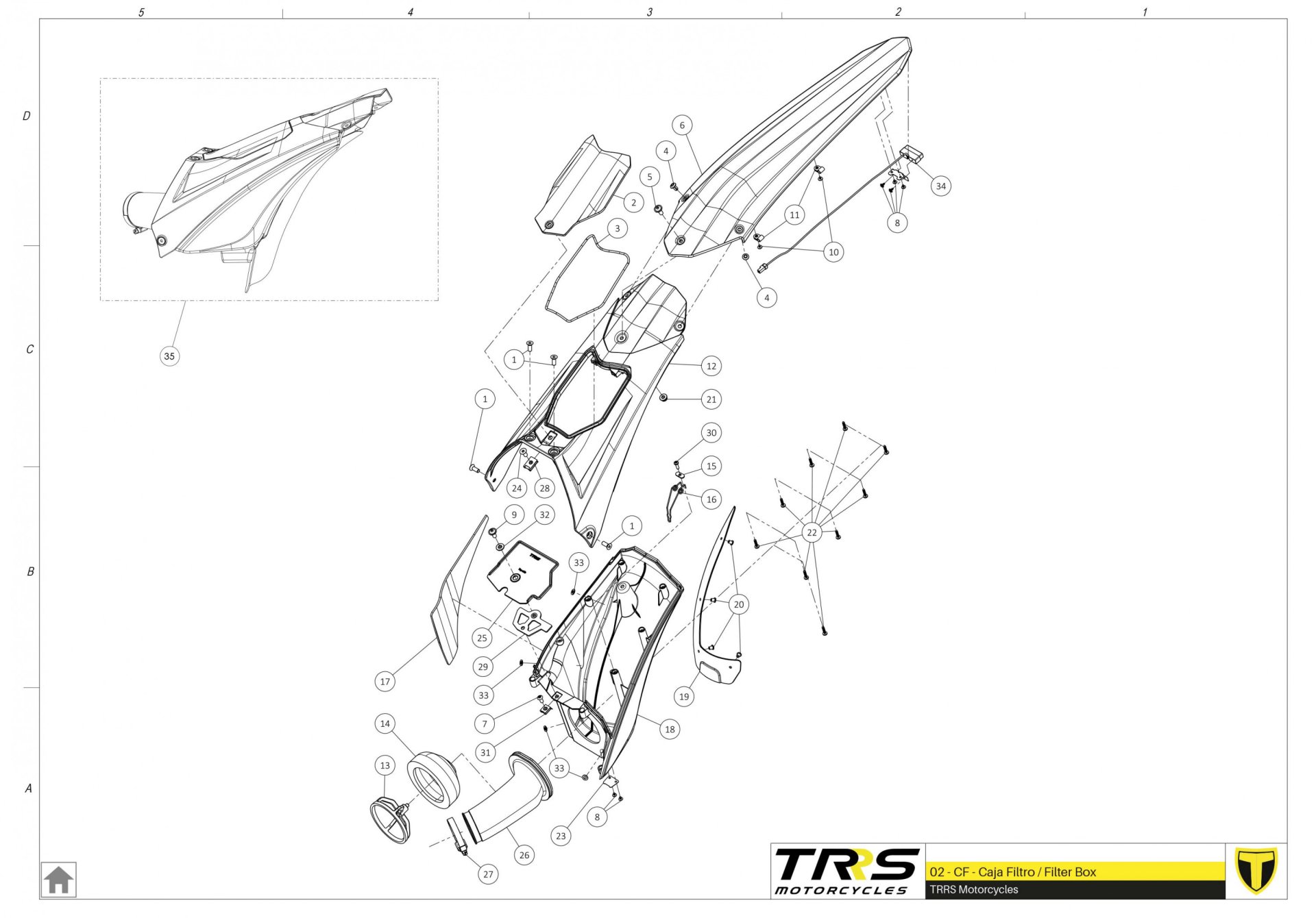 02TR - AIR FILTER BOX