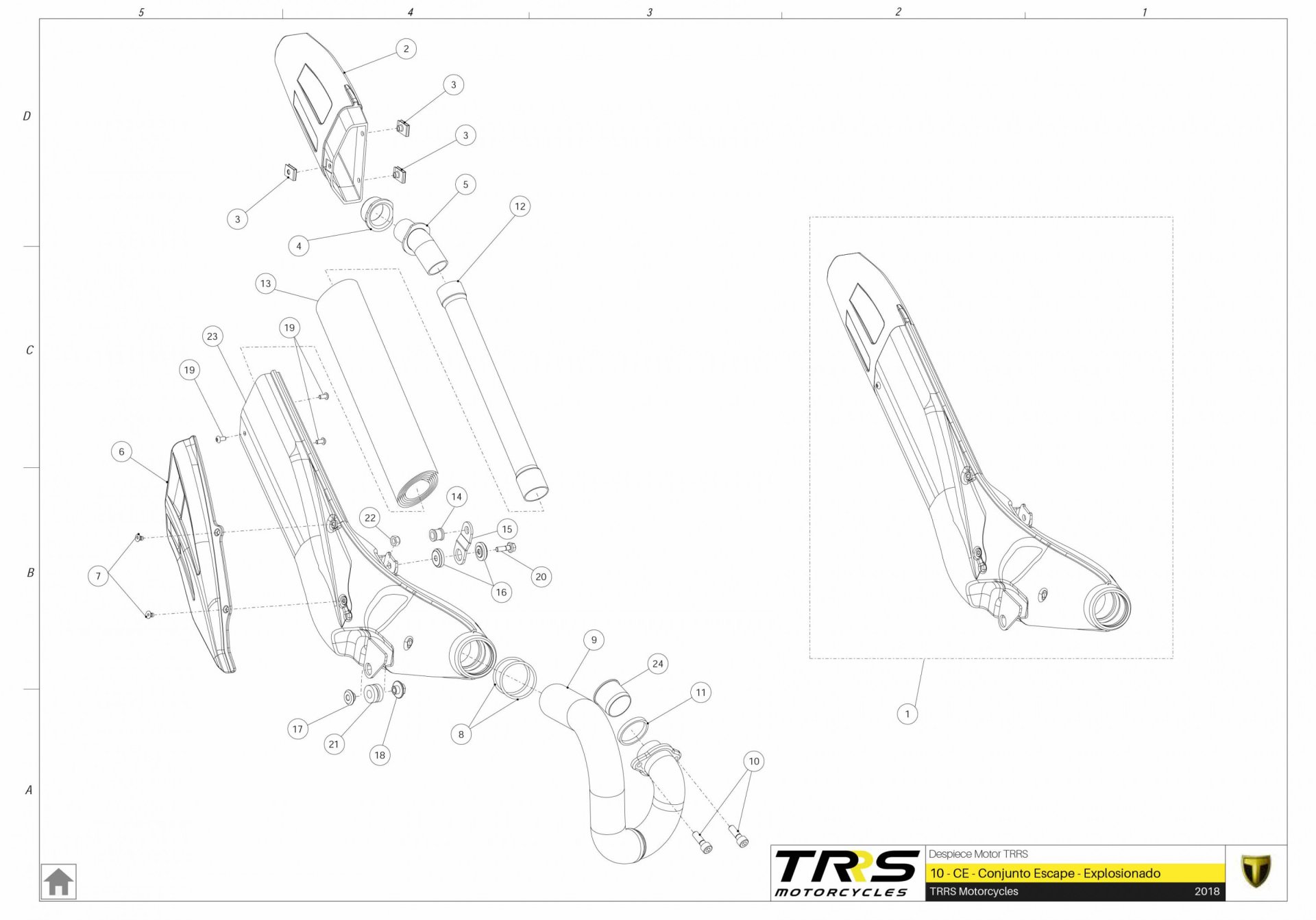 10TR - EXHAUST