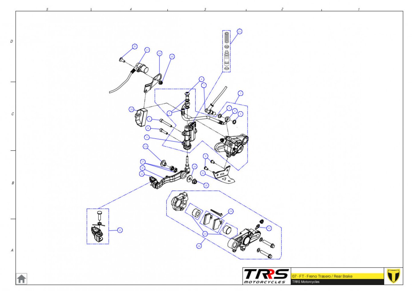 07TR - REAR BRAKE