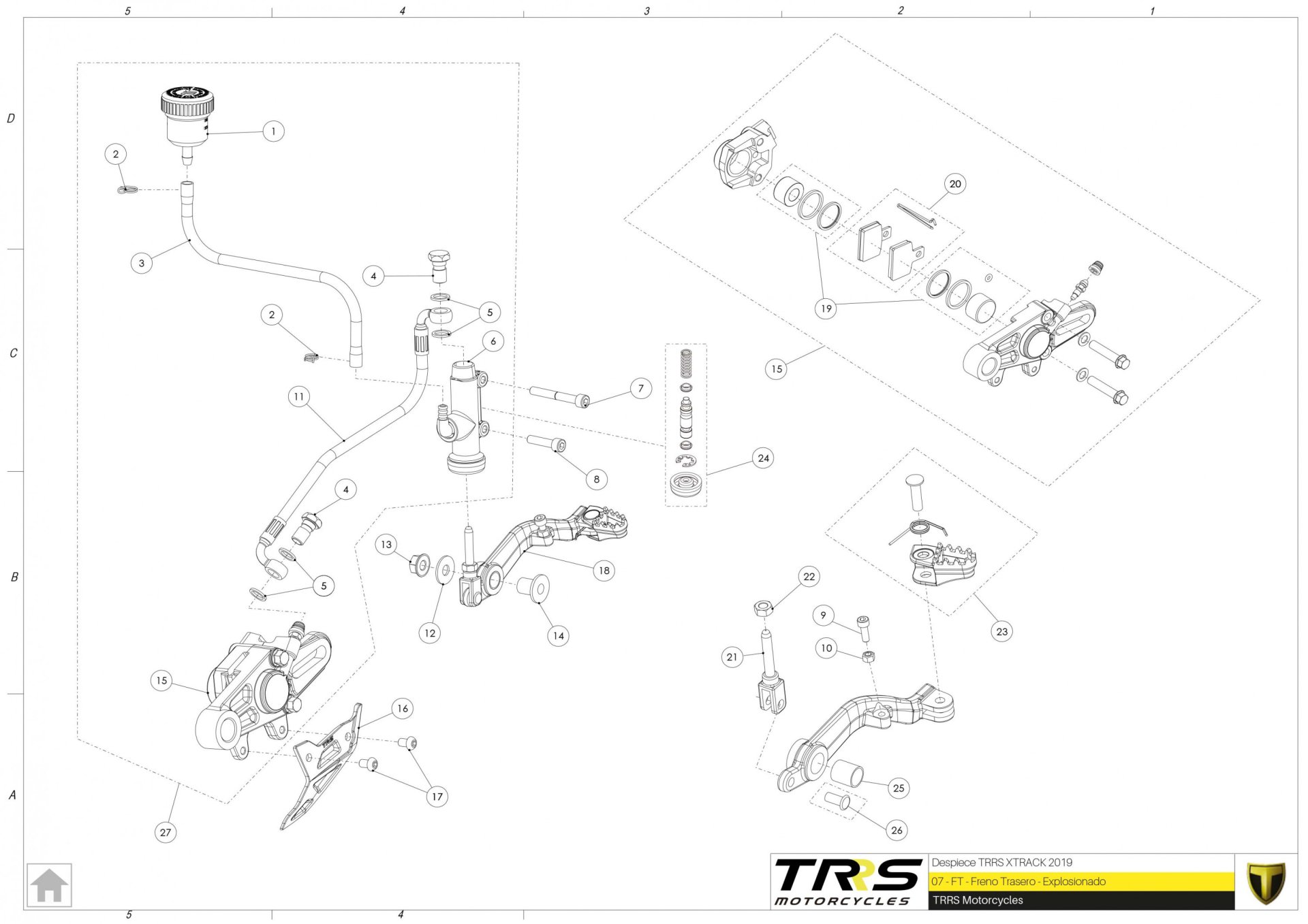 07TR - REAR BRAKE