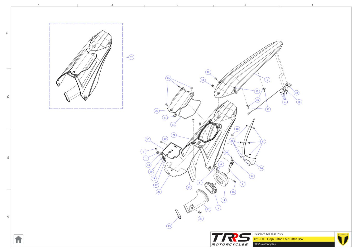 02TR - AIR FILTER BOX