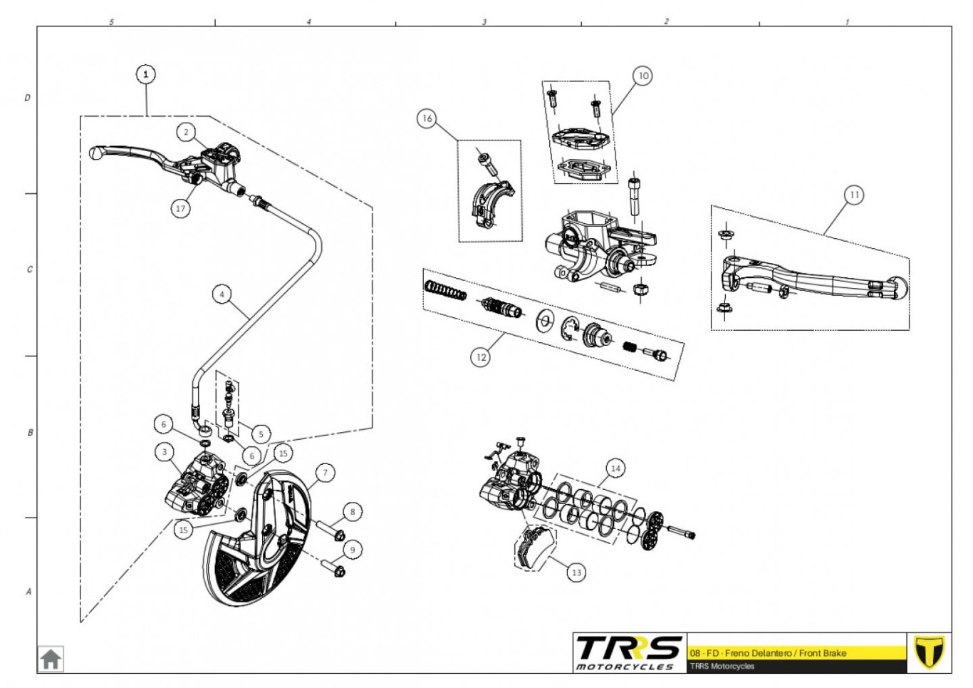 08TR - FRONT BRAKE