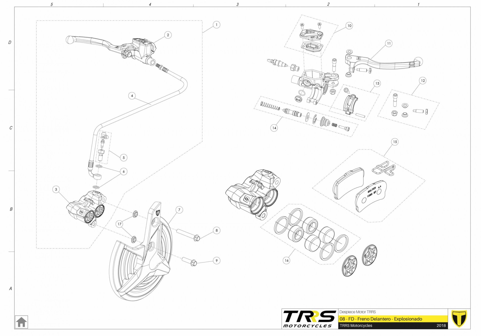 08TR - FRONT BRAKE
