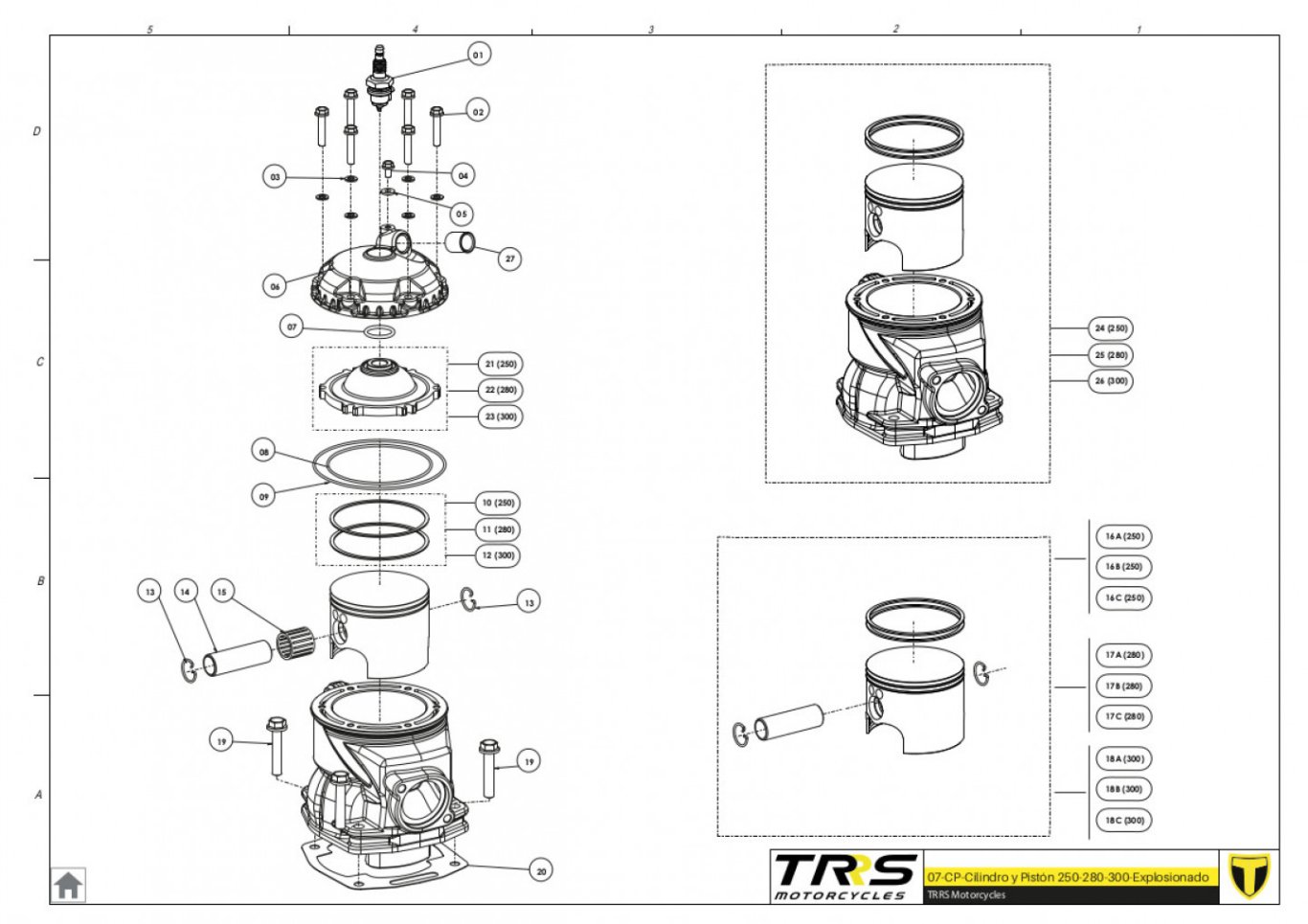 07MT - CYLINDER AND PISTON