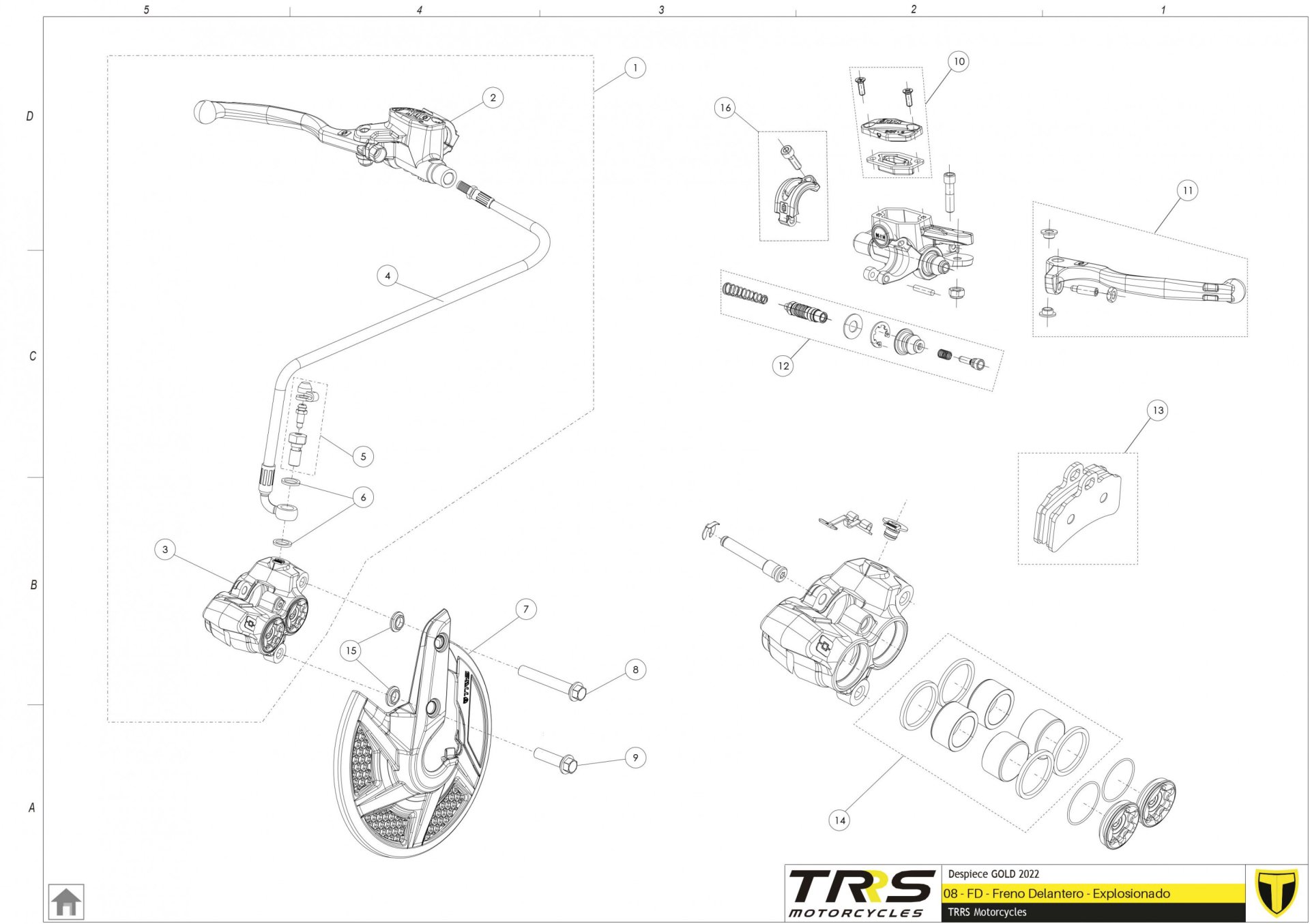08TR - FRONT BRAKE