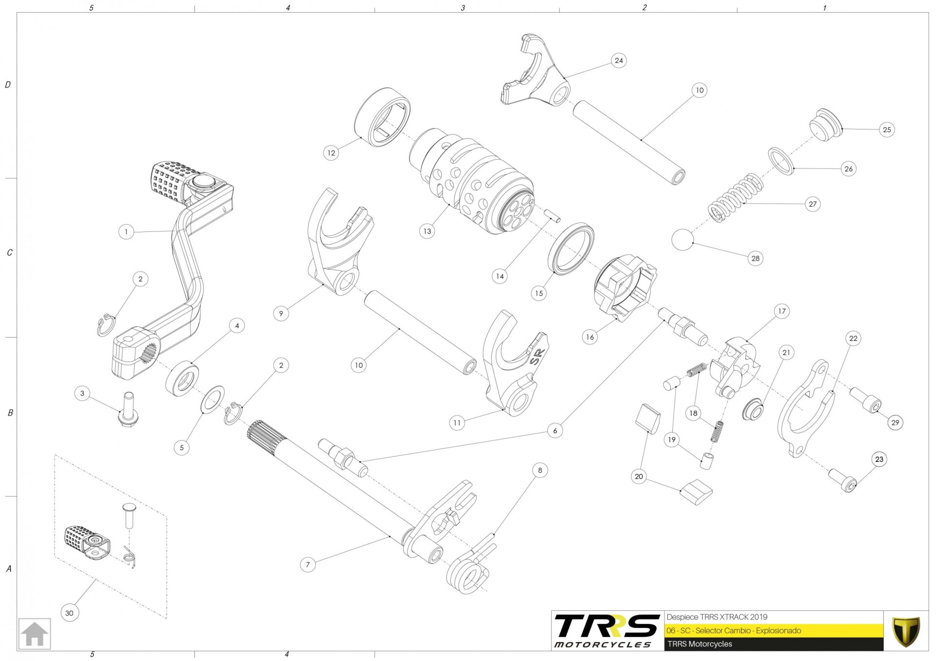 06MT - GEAR SELECTOR GROUP