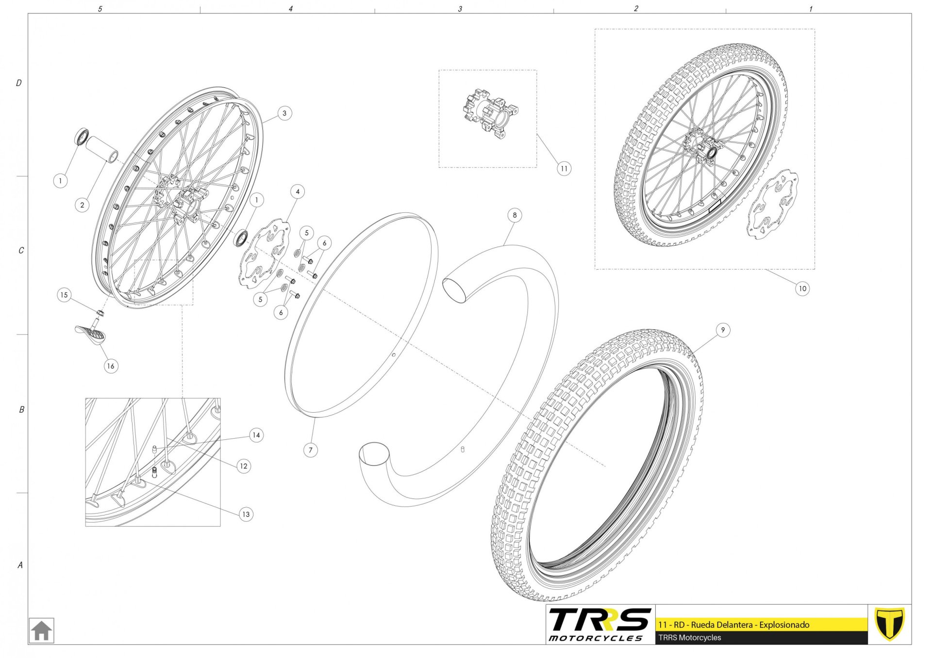 11TR - FRONT WHEEL